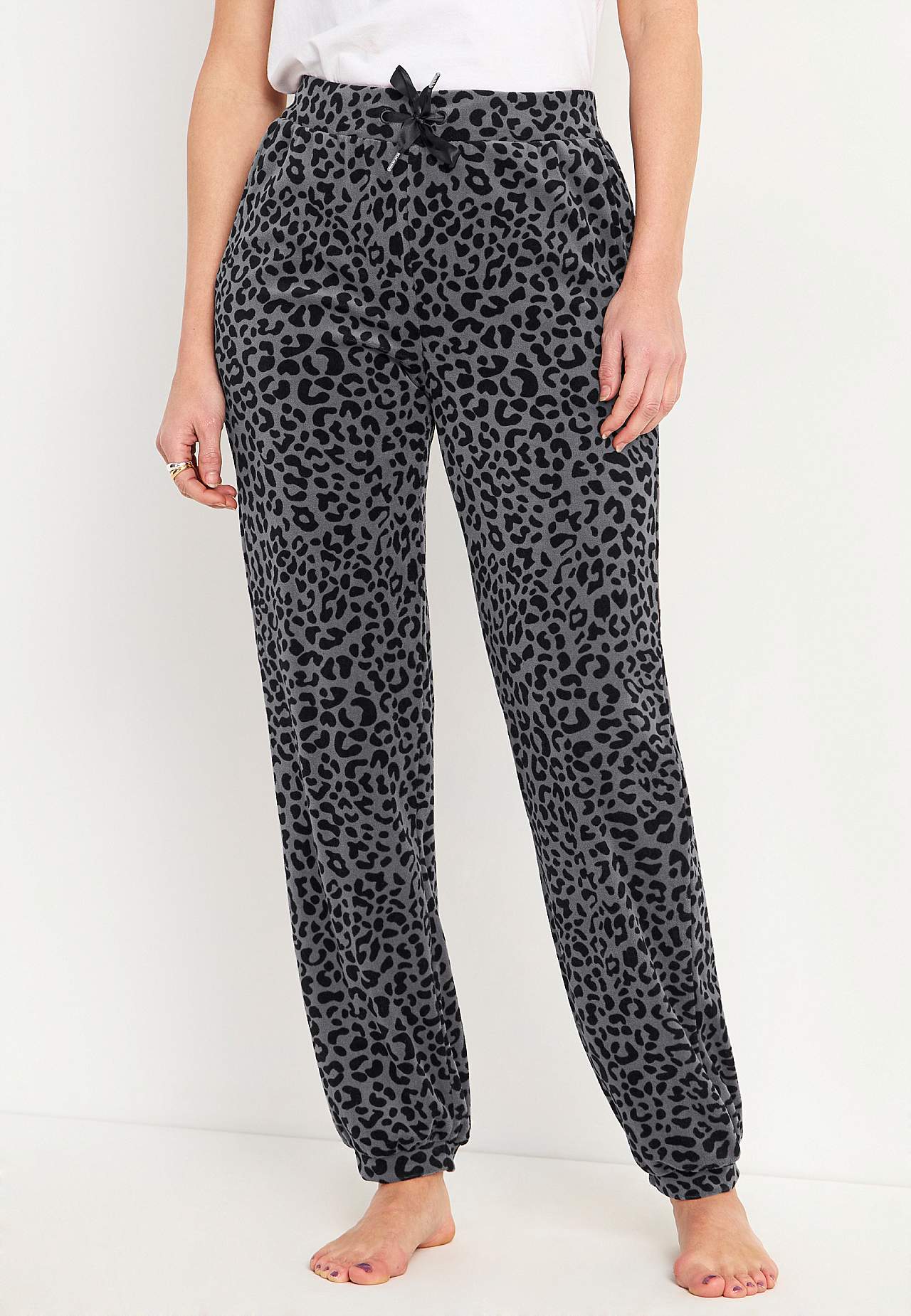 Fluwelen broek met manchet
