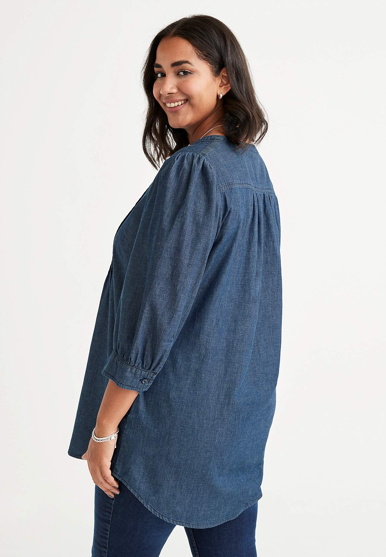 Tuniek van denim Eivor