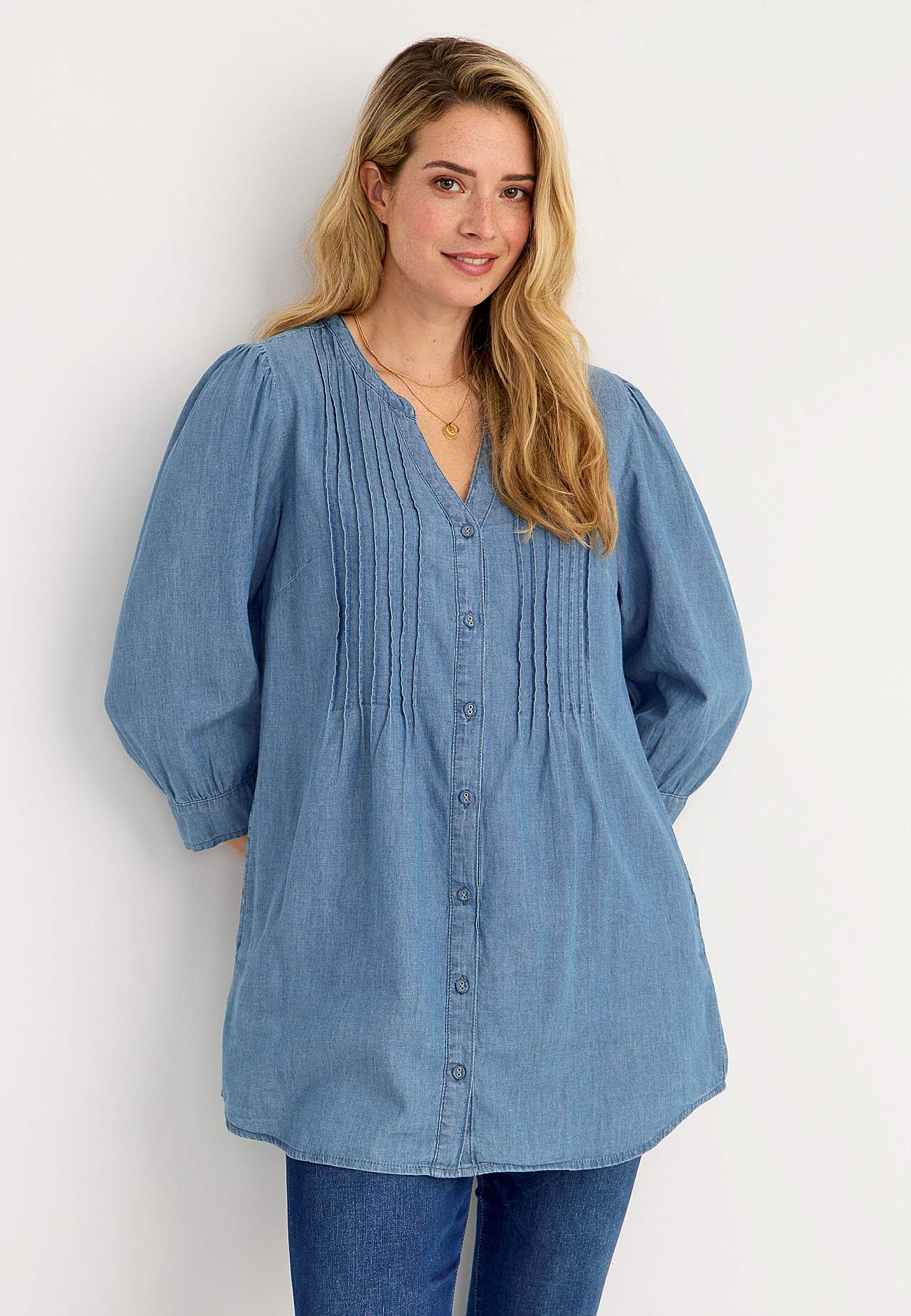 Tuniek van denim