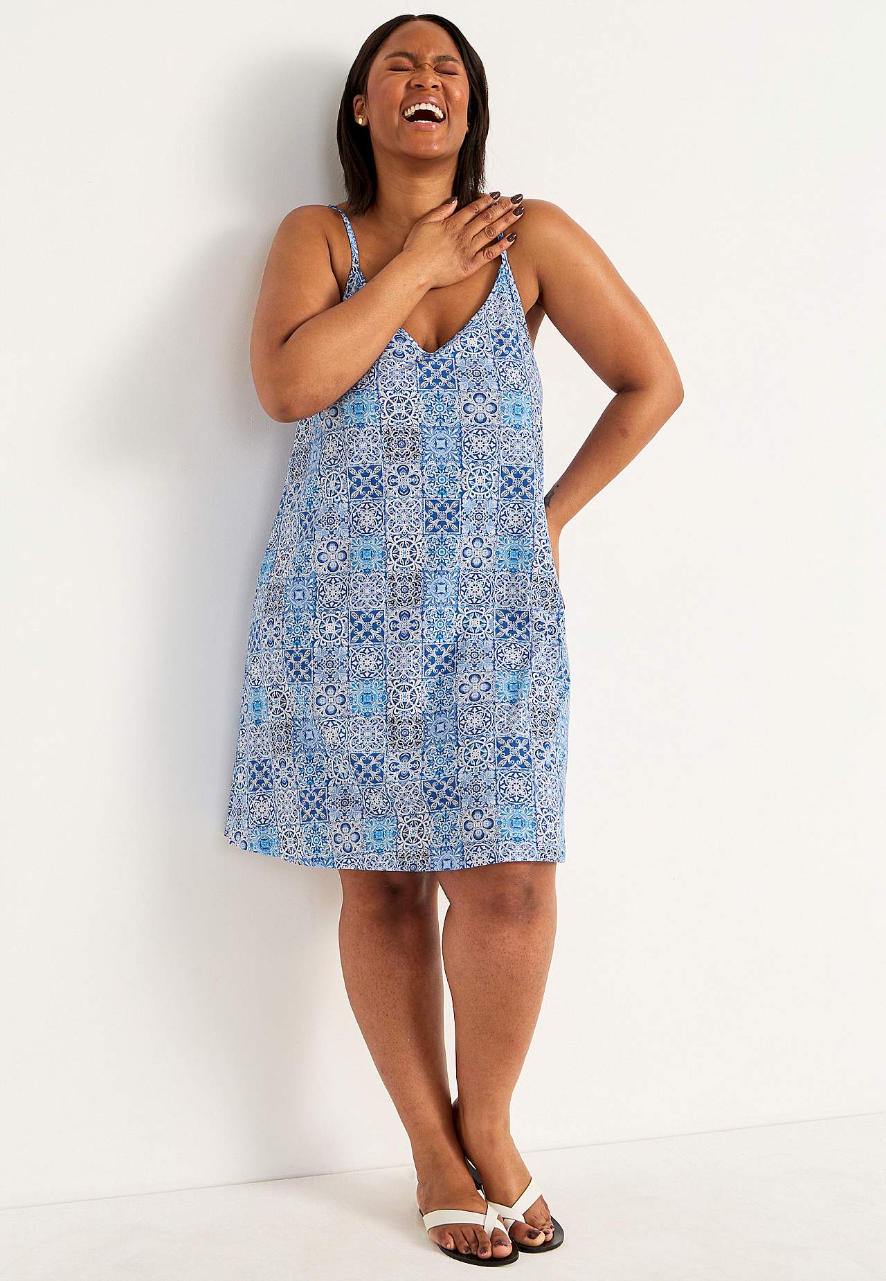 Strandjurk van tricot Bukarest
