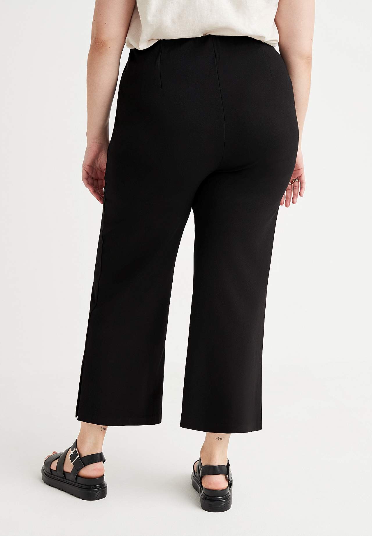 Culotte broek van stevig tricot