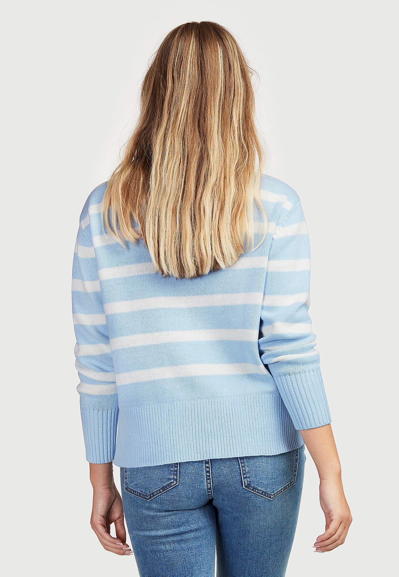 Gestreepte en korte sweater Filippa