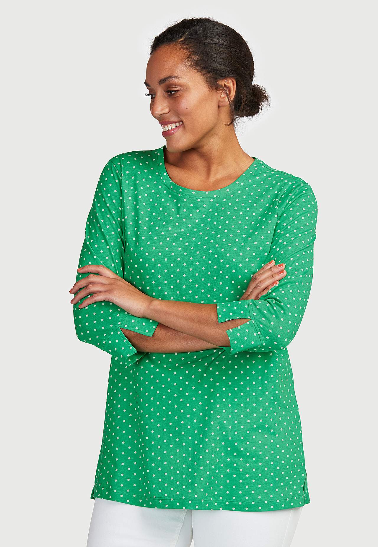 Zacht jersey-topje Agnes Set van 2