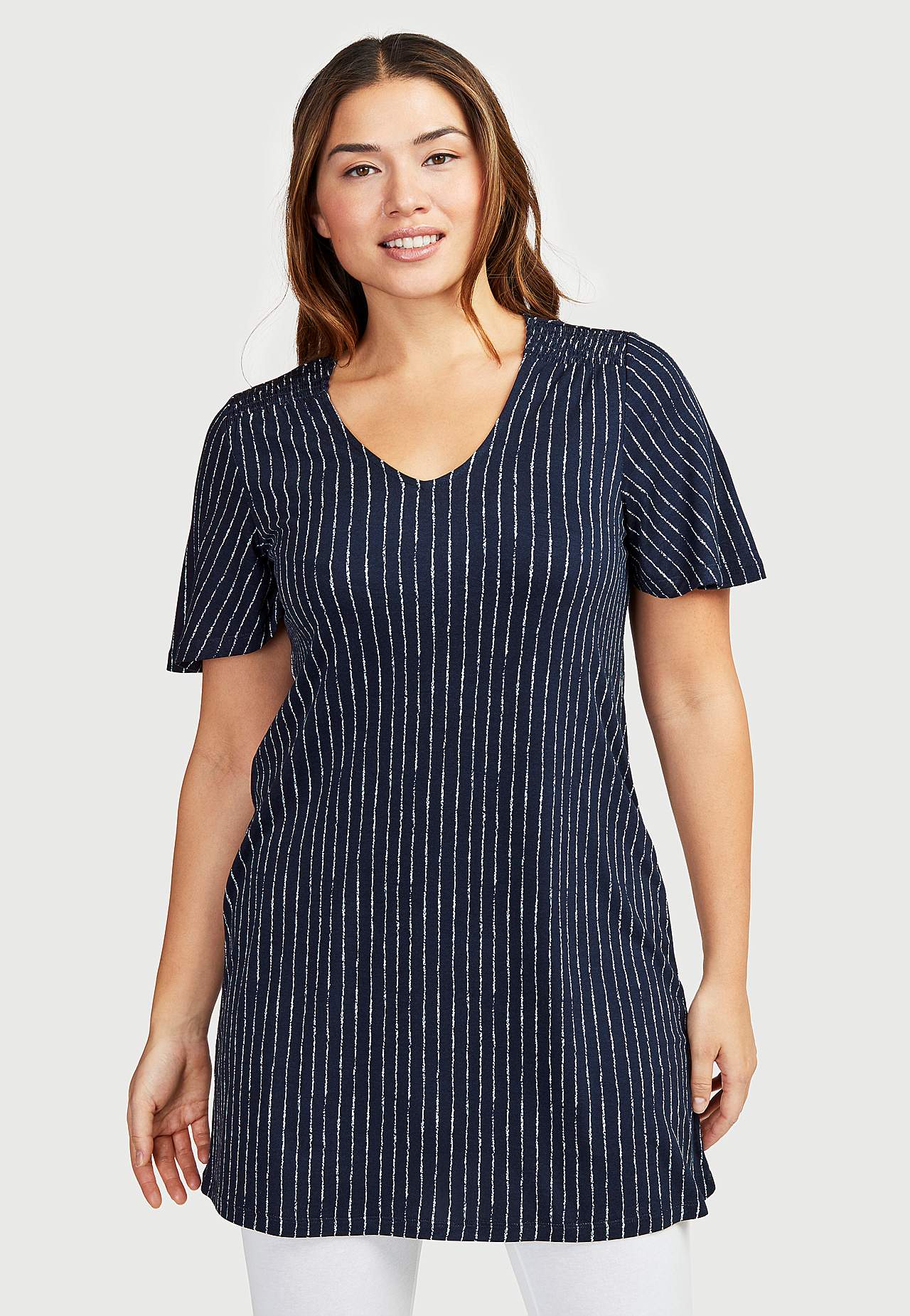 Patroonvormige jersey tuniek Matilda