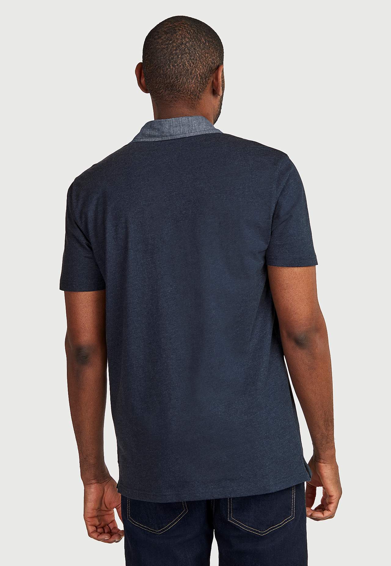 T-shirt met kraag