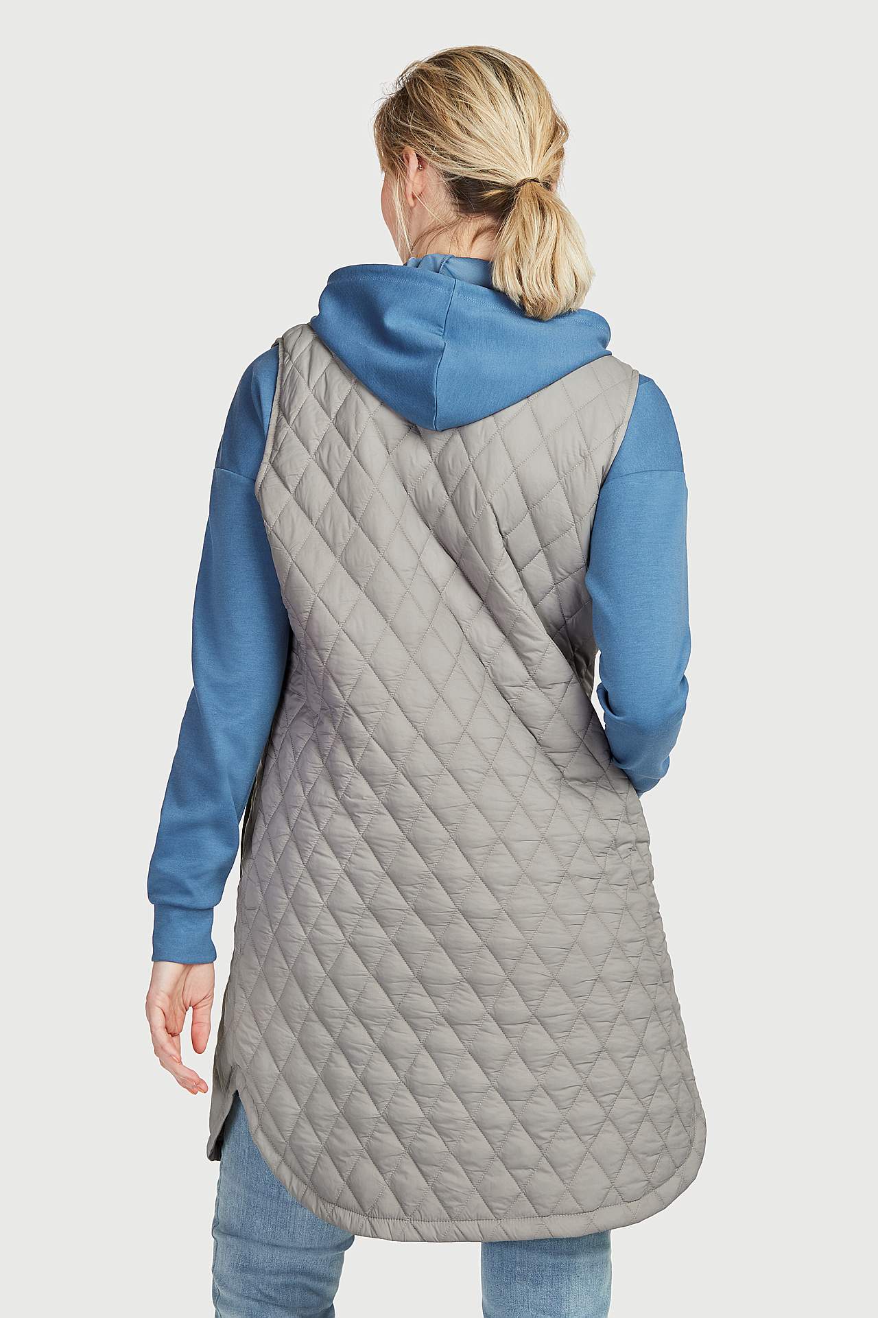 Gewatteerd en lang vest