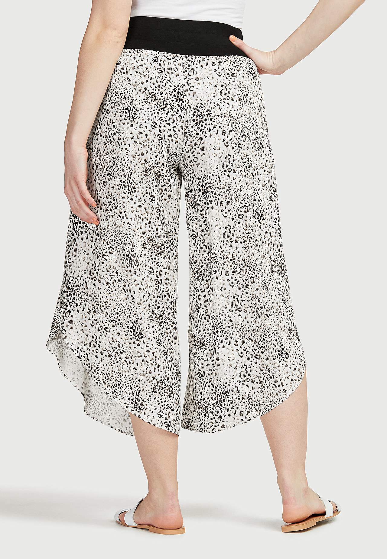 Culotte broek met patroon
