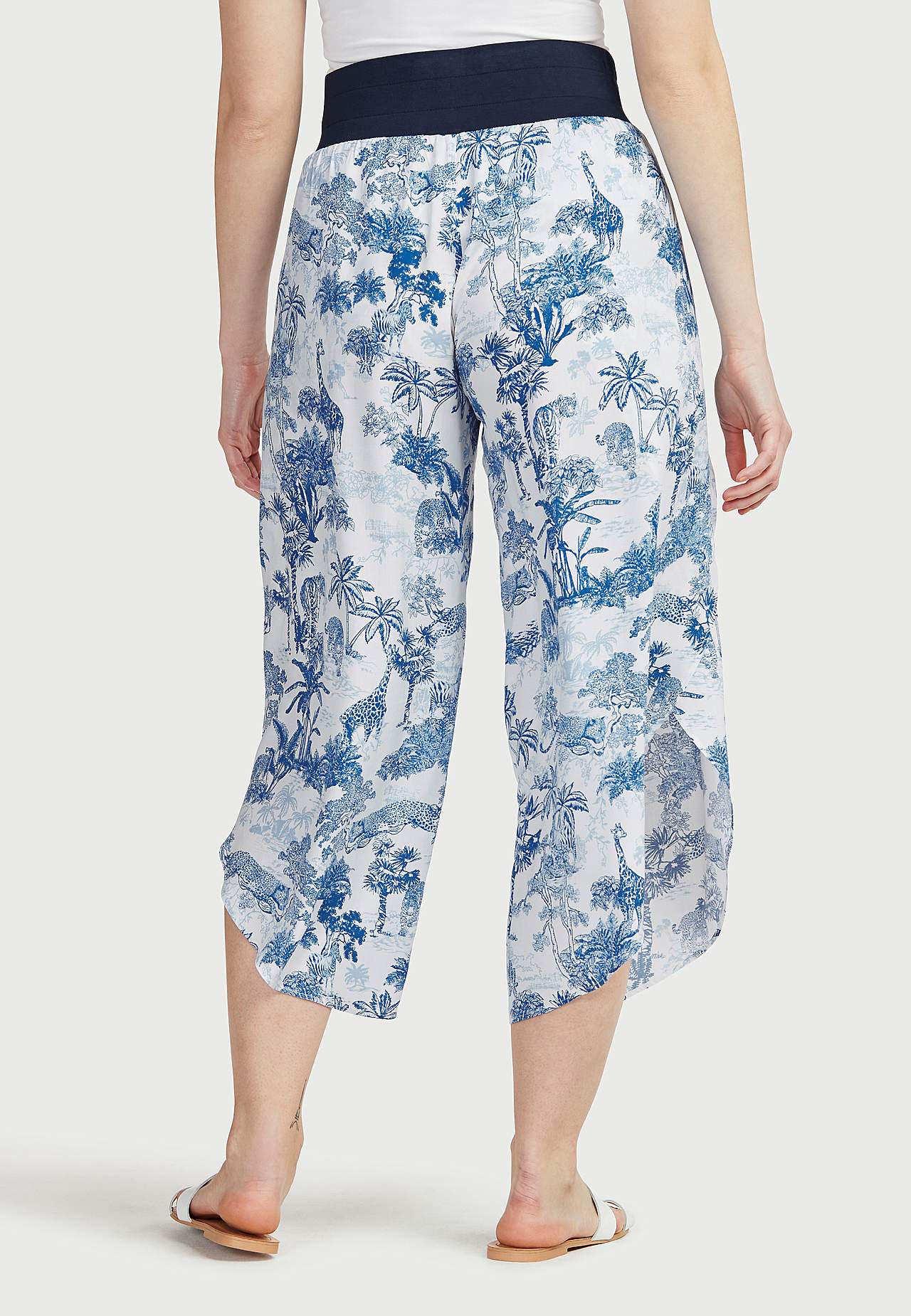 Culotte broek met patroon