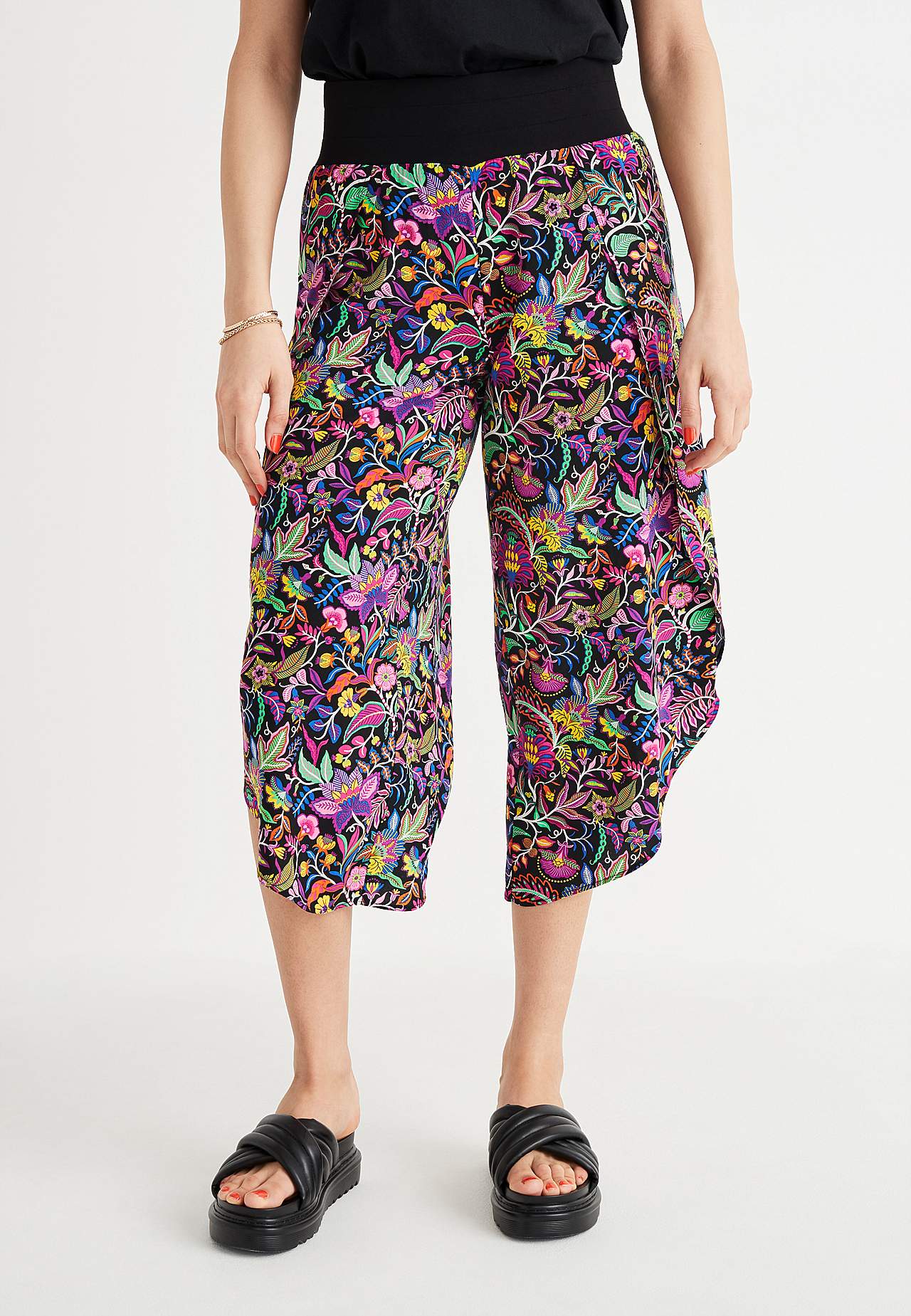 Culotte broek met patroon
