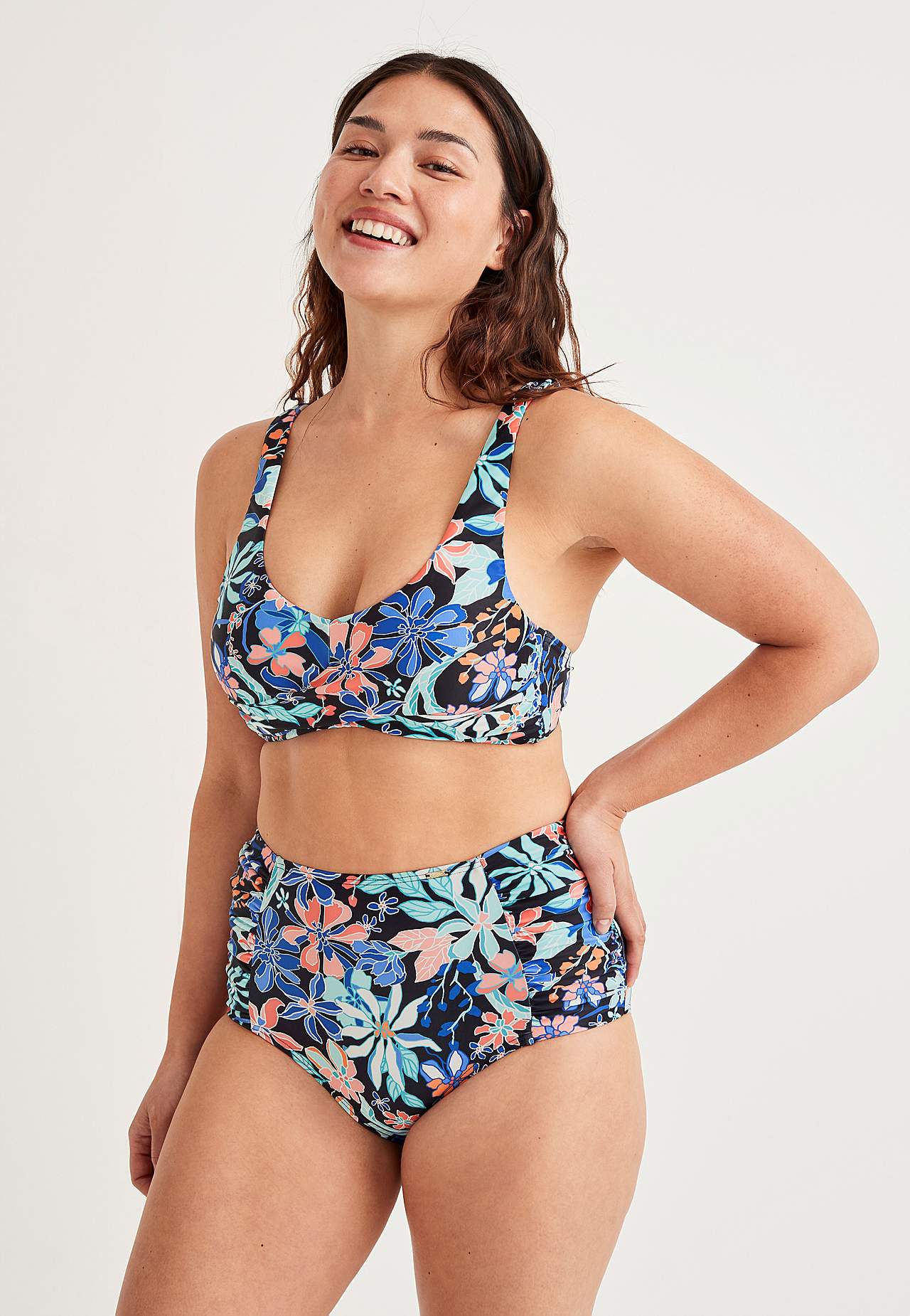 Bikinibroekje met hoge taille