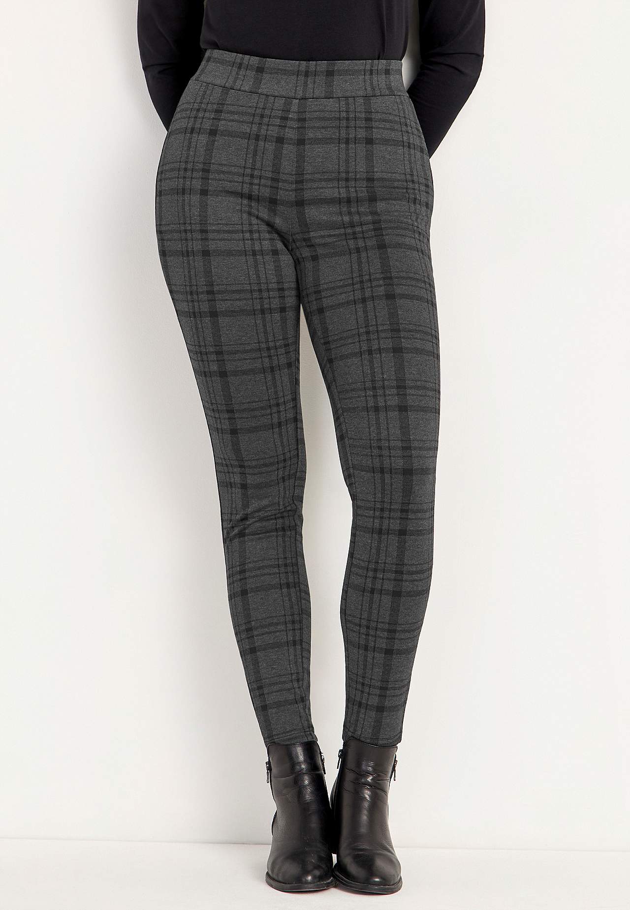 Geruite legging