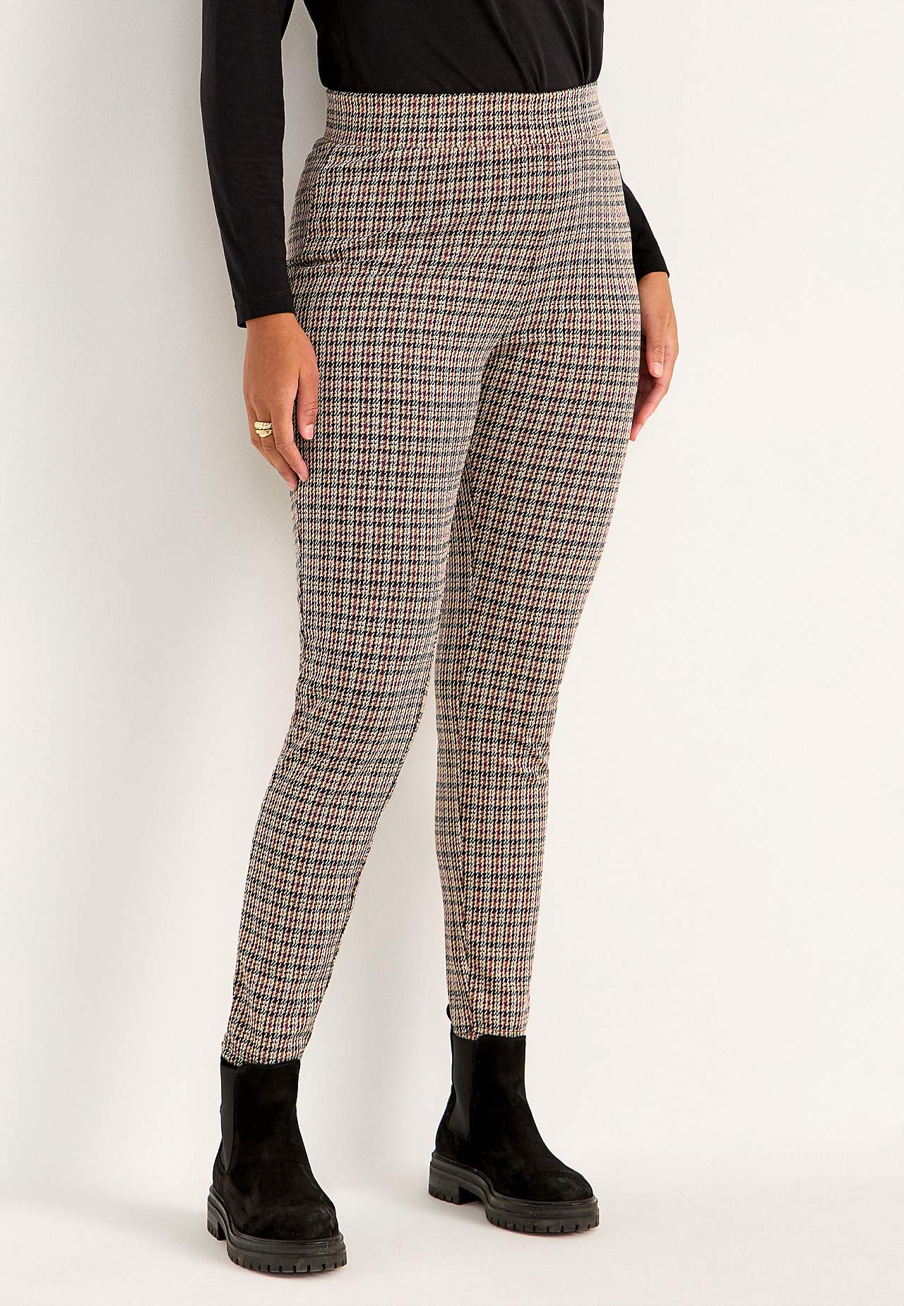 Geruite legging