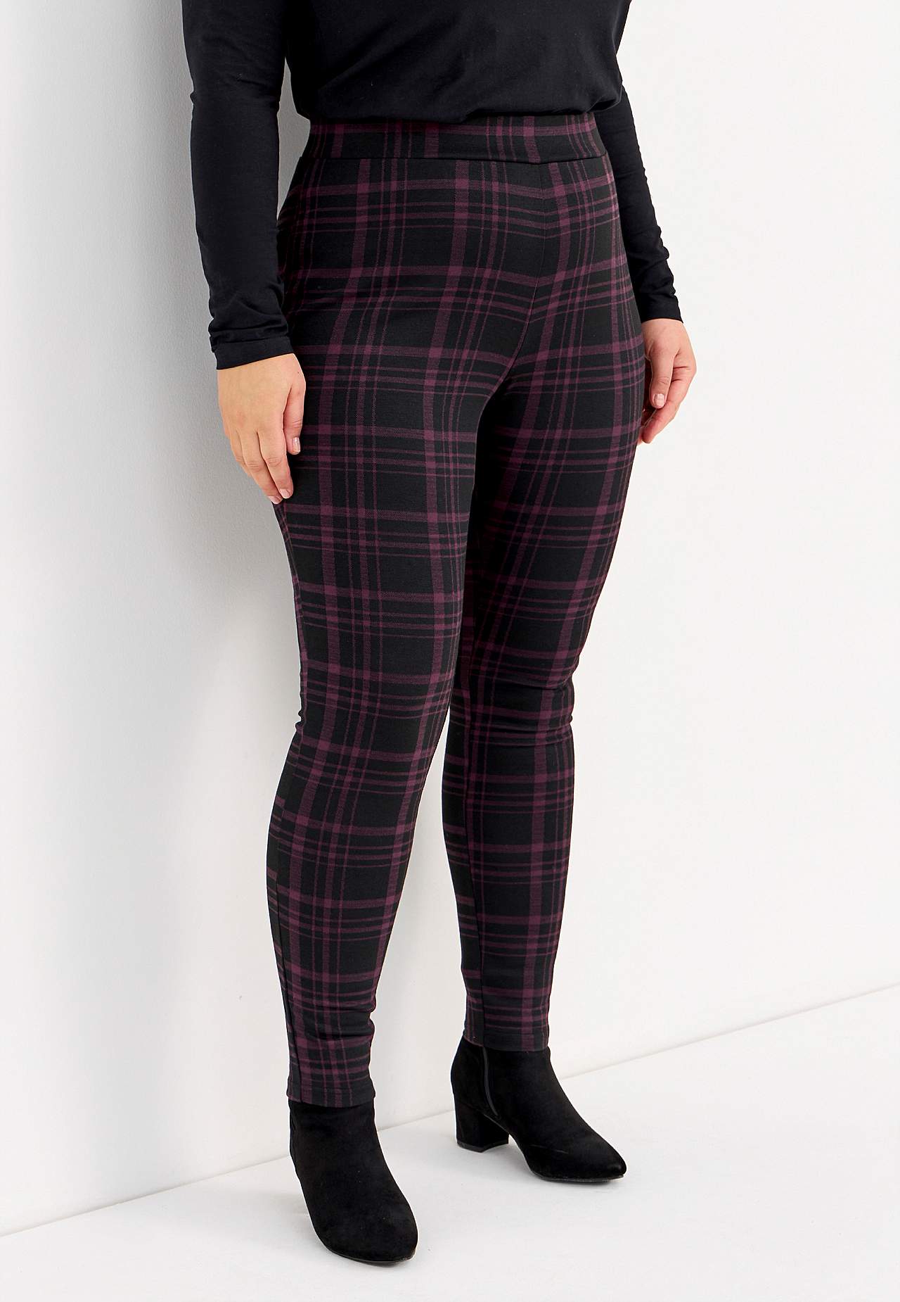 Geruite legging
