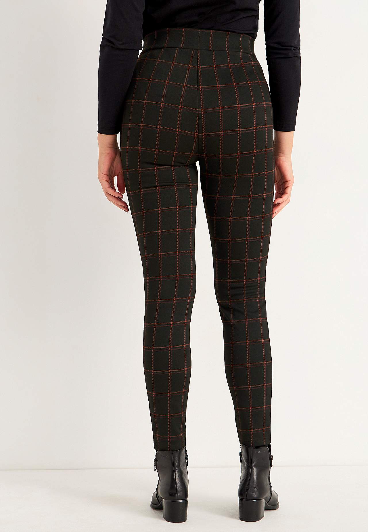 Geruite legging