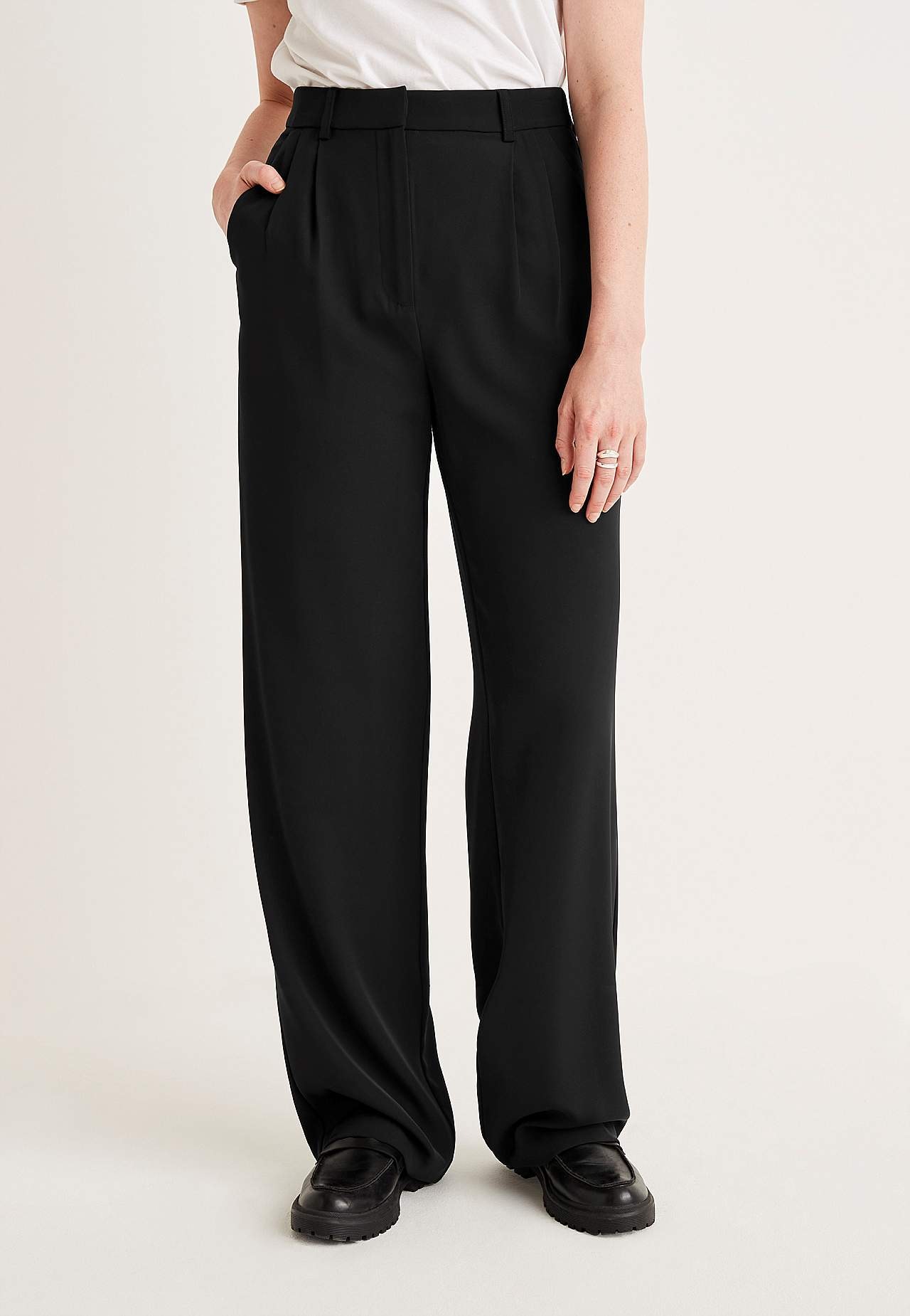 Stijlvolle broek met wijde benen