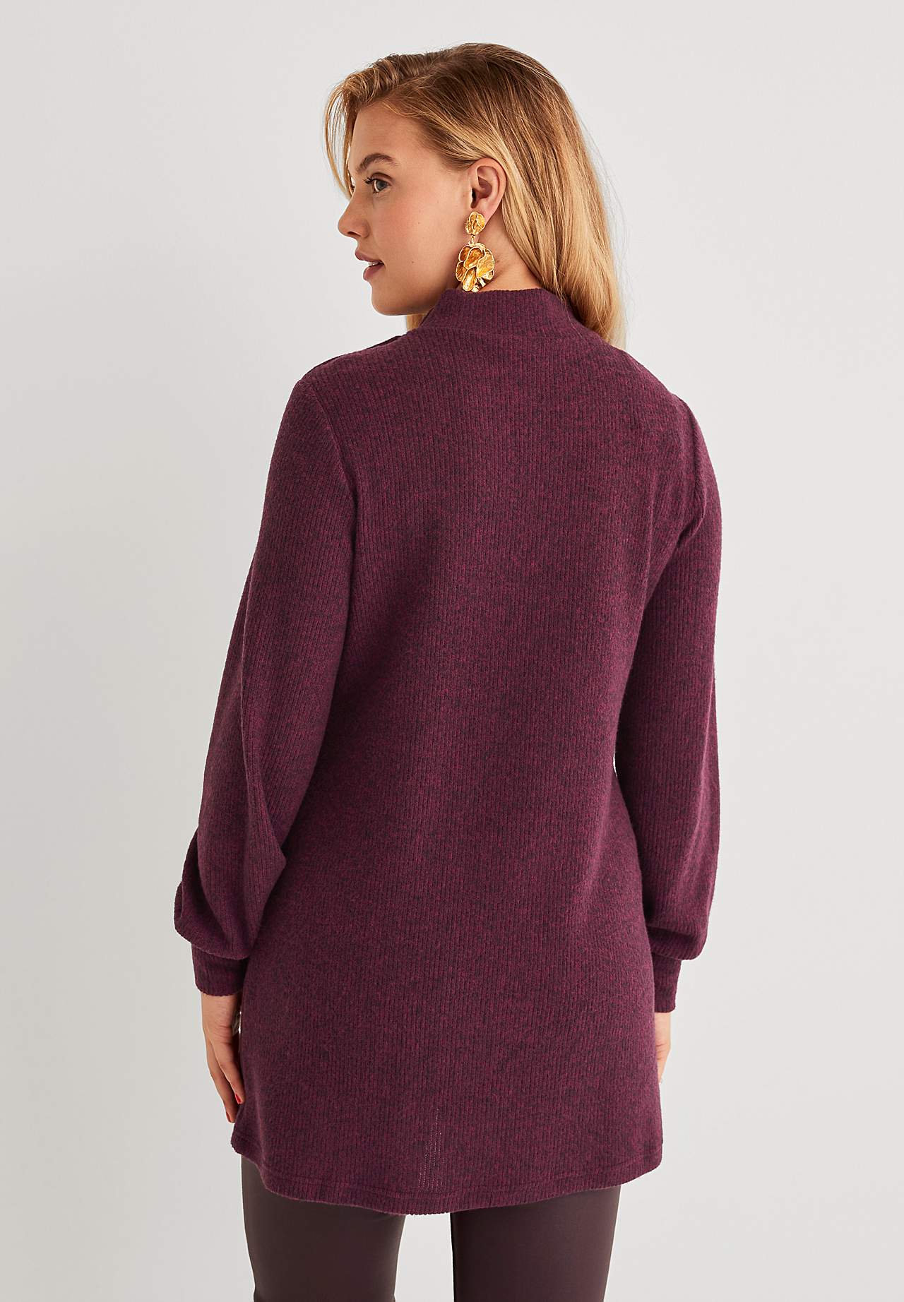 Zachte tuniek met turtleneck Beata