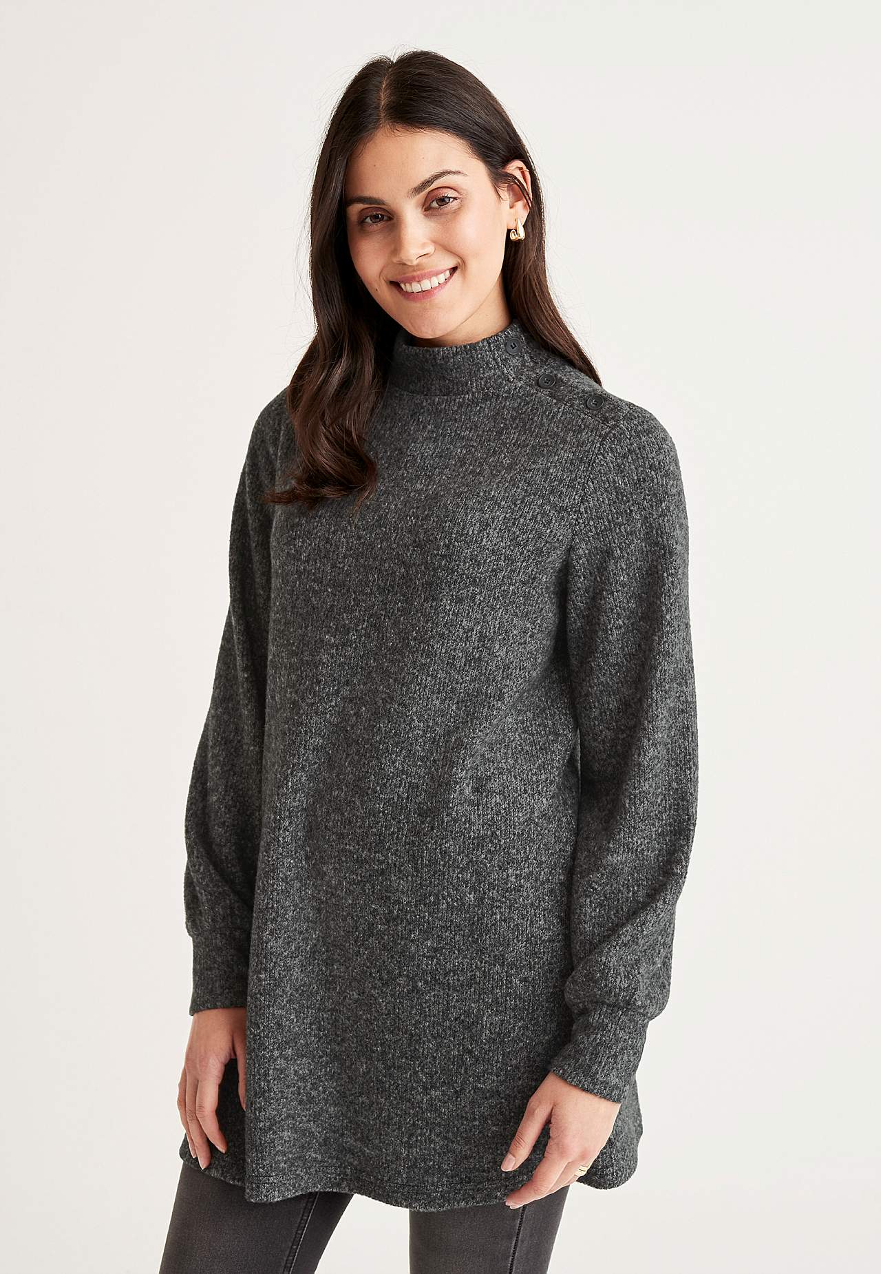 Zachte tuniek met turtleneck Beata