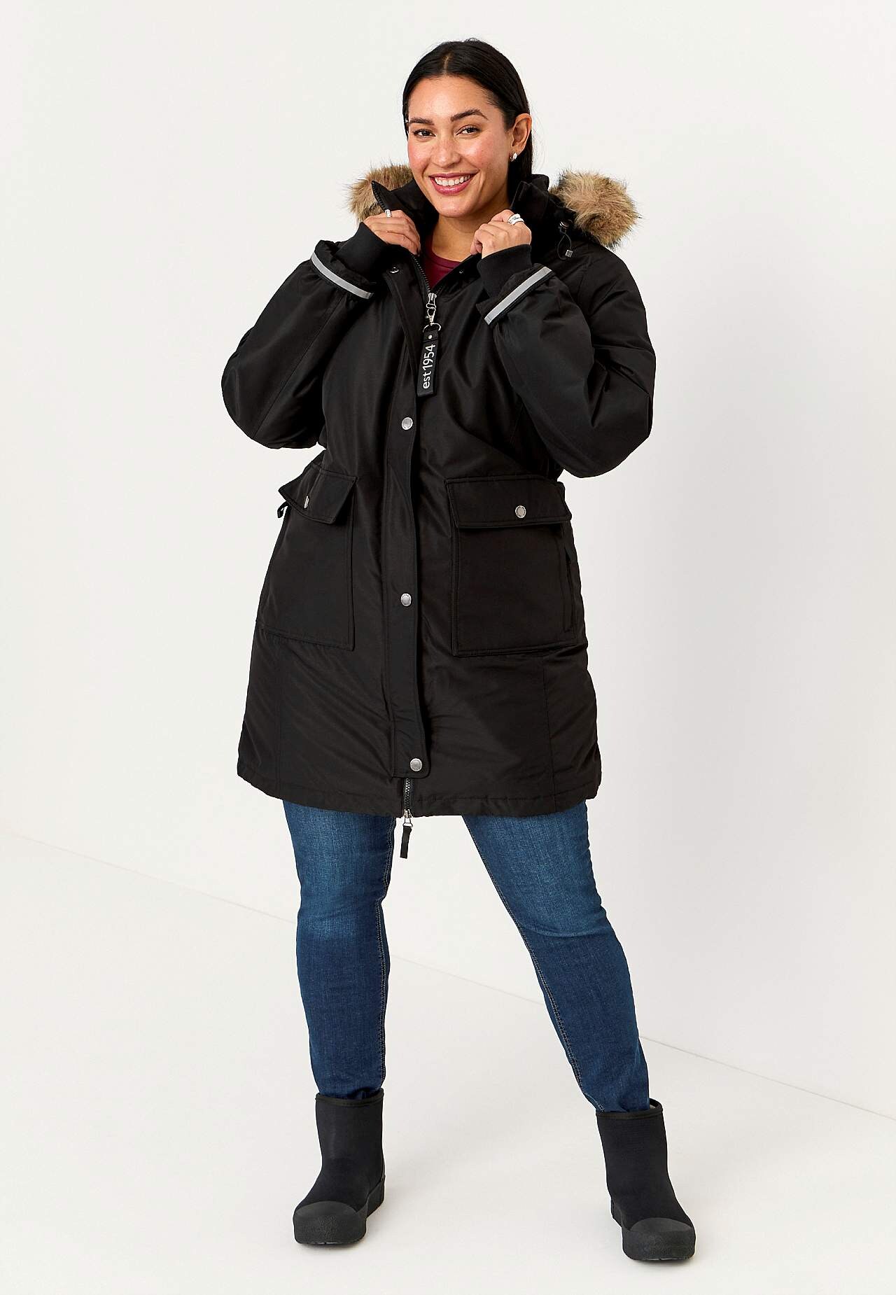 Gevoerde parka Ice