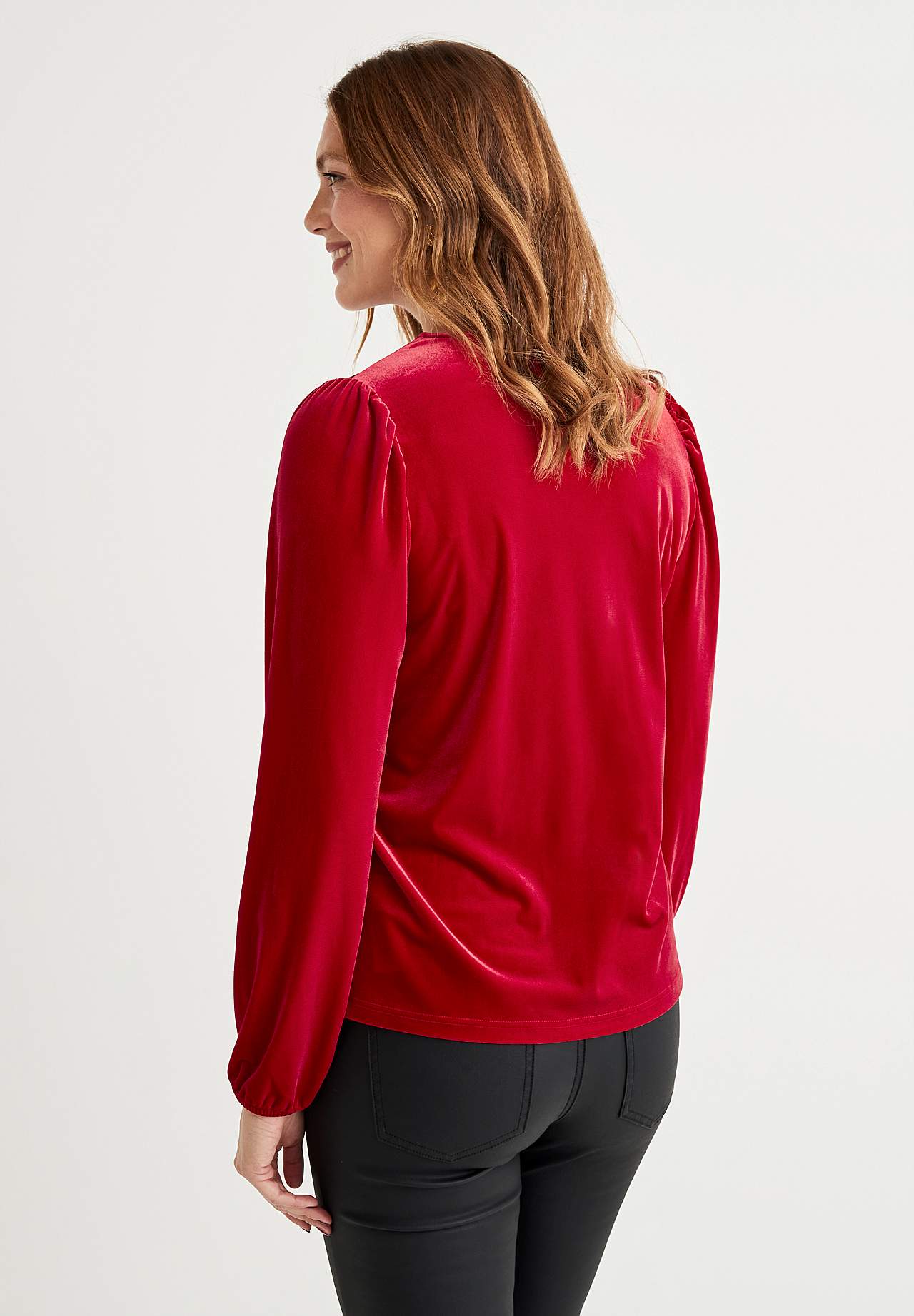 Feesttopje van velvet