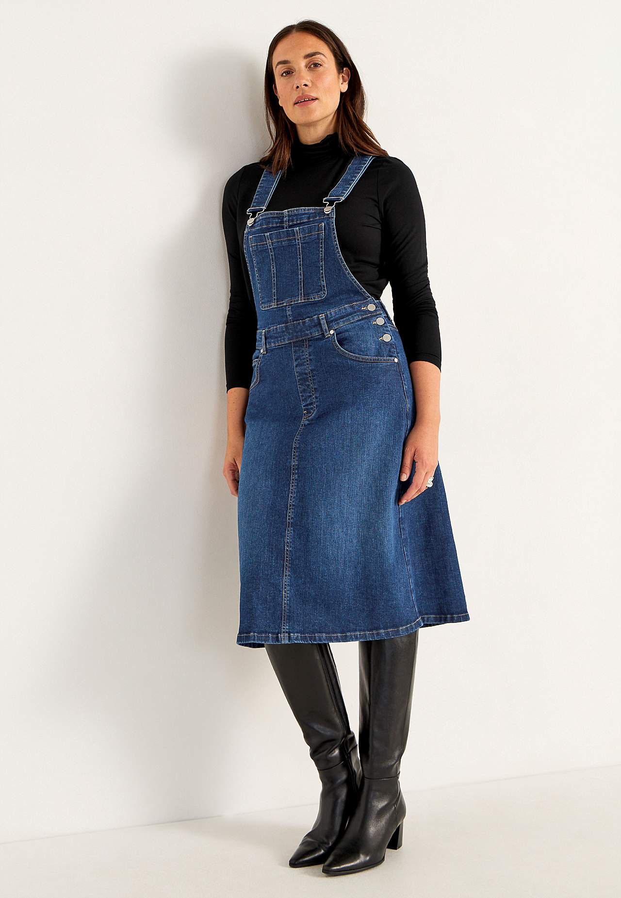 Tuinbroekjurk van denim