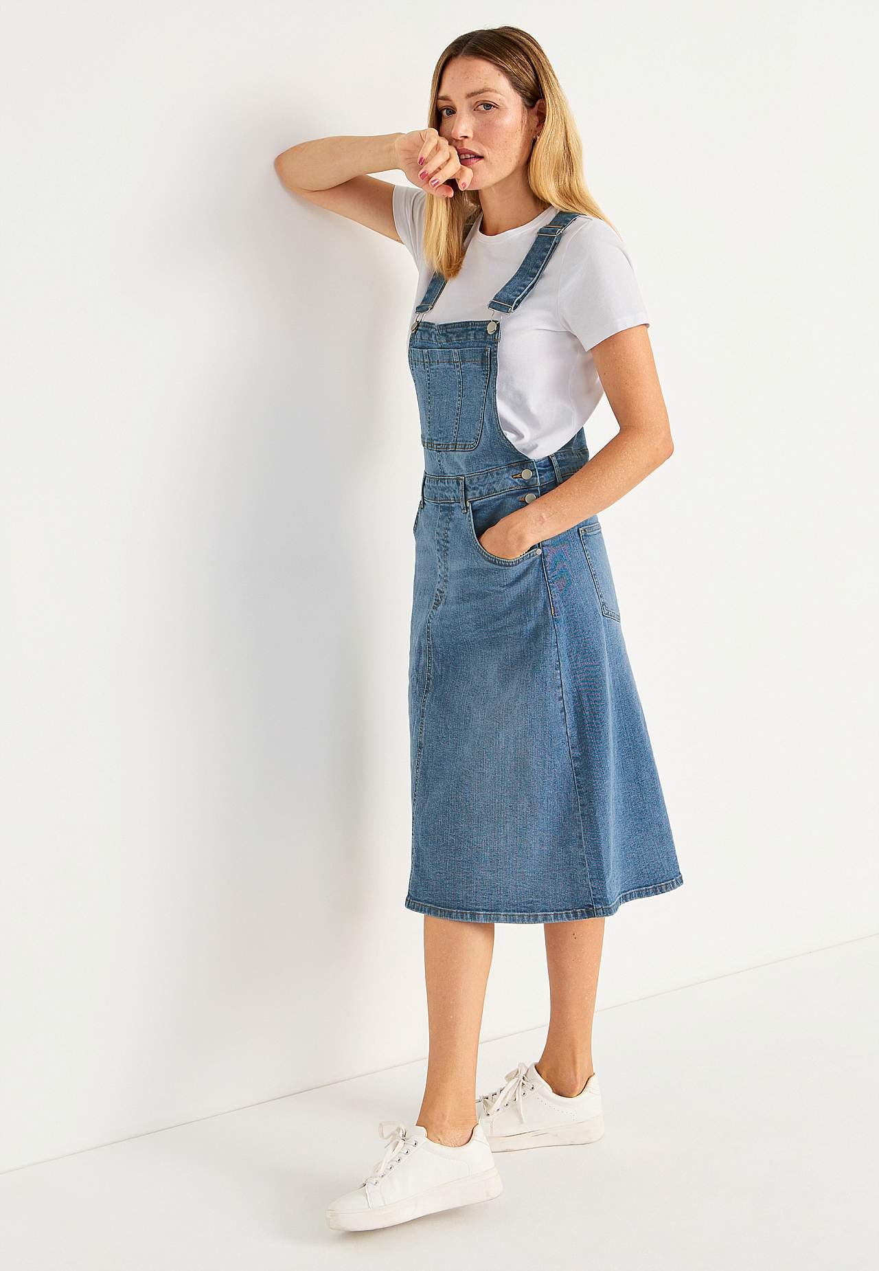 Tuinbroekjurk van denim