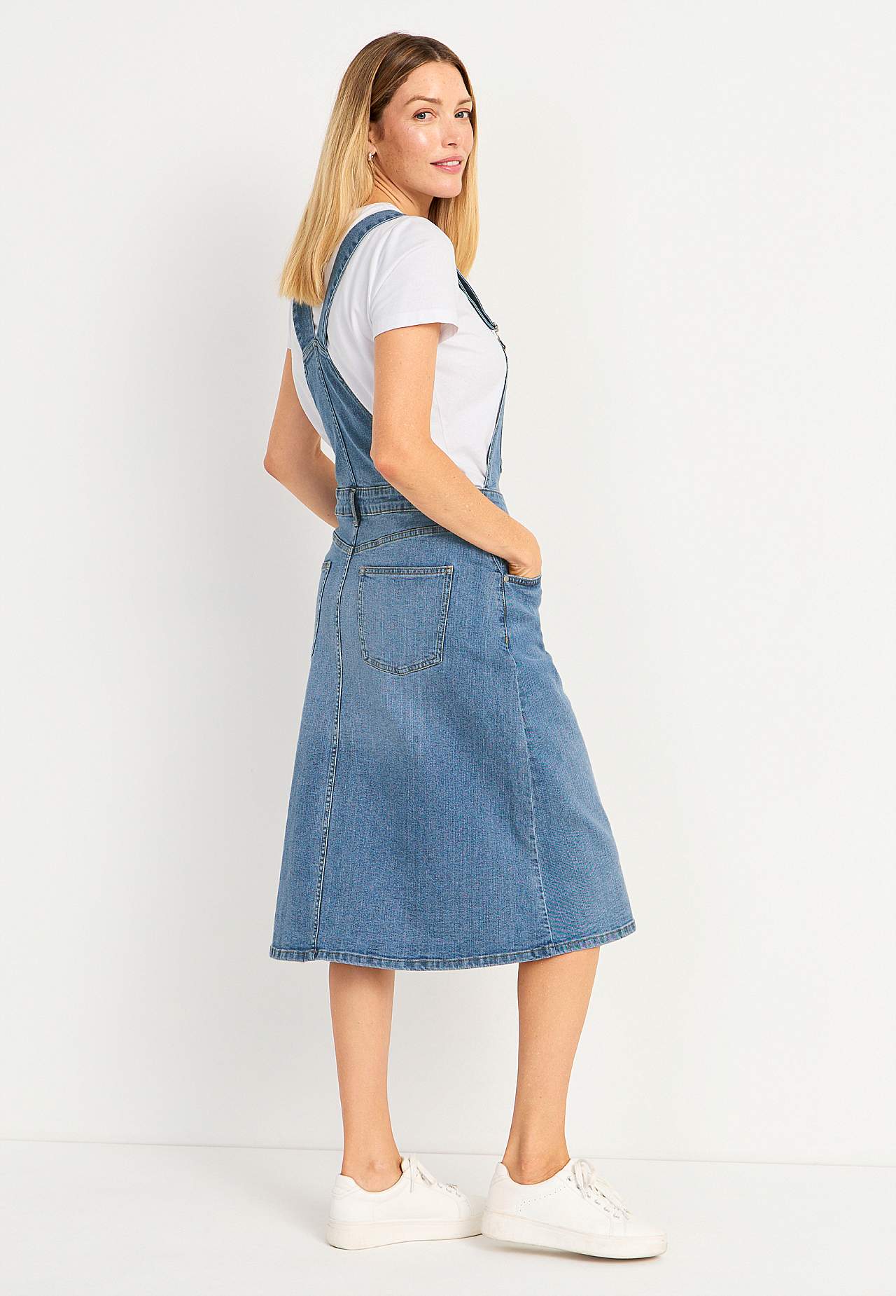 Tuinbroekjurk van denim