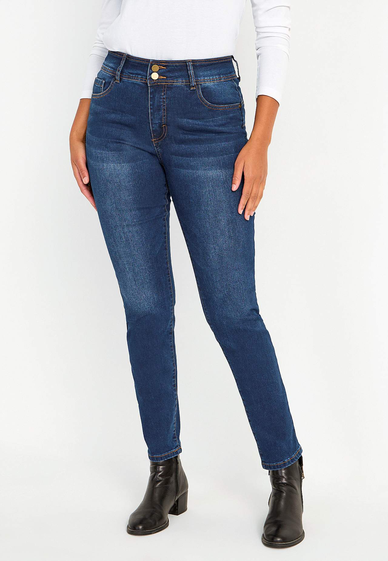 Shaping jeans met rek