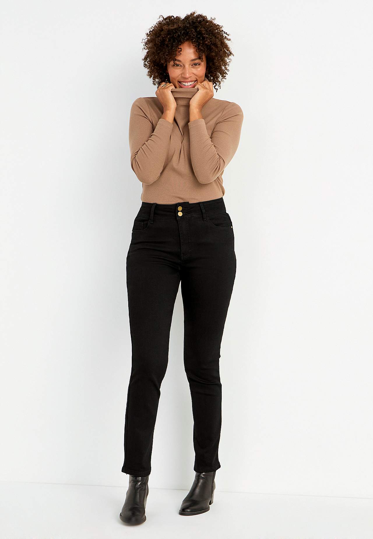 Shaping jeans met rek