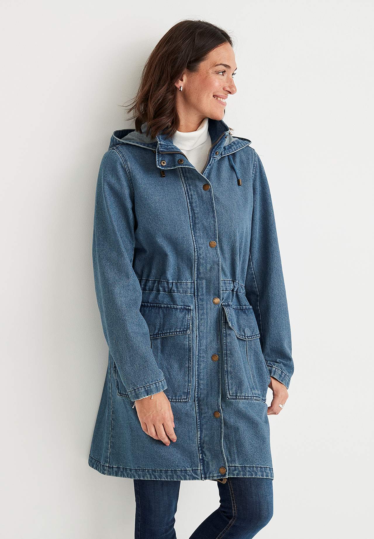 Parka van denim Jane