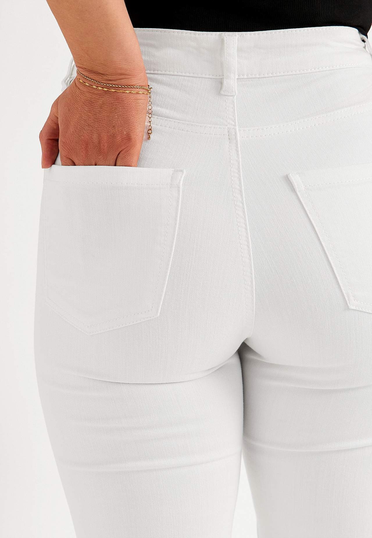 Stretch jeans met rechte pijpen - drie lengtes Linnea