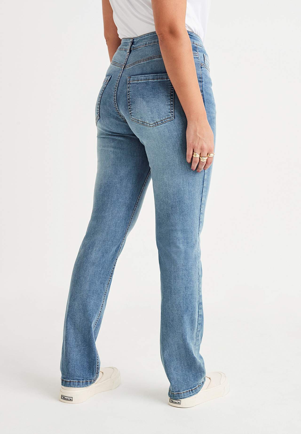 Stretch jeans met rechte pijpen - drie lengtes Linnea