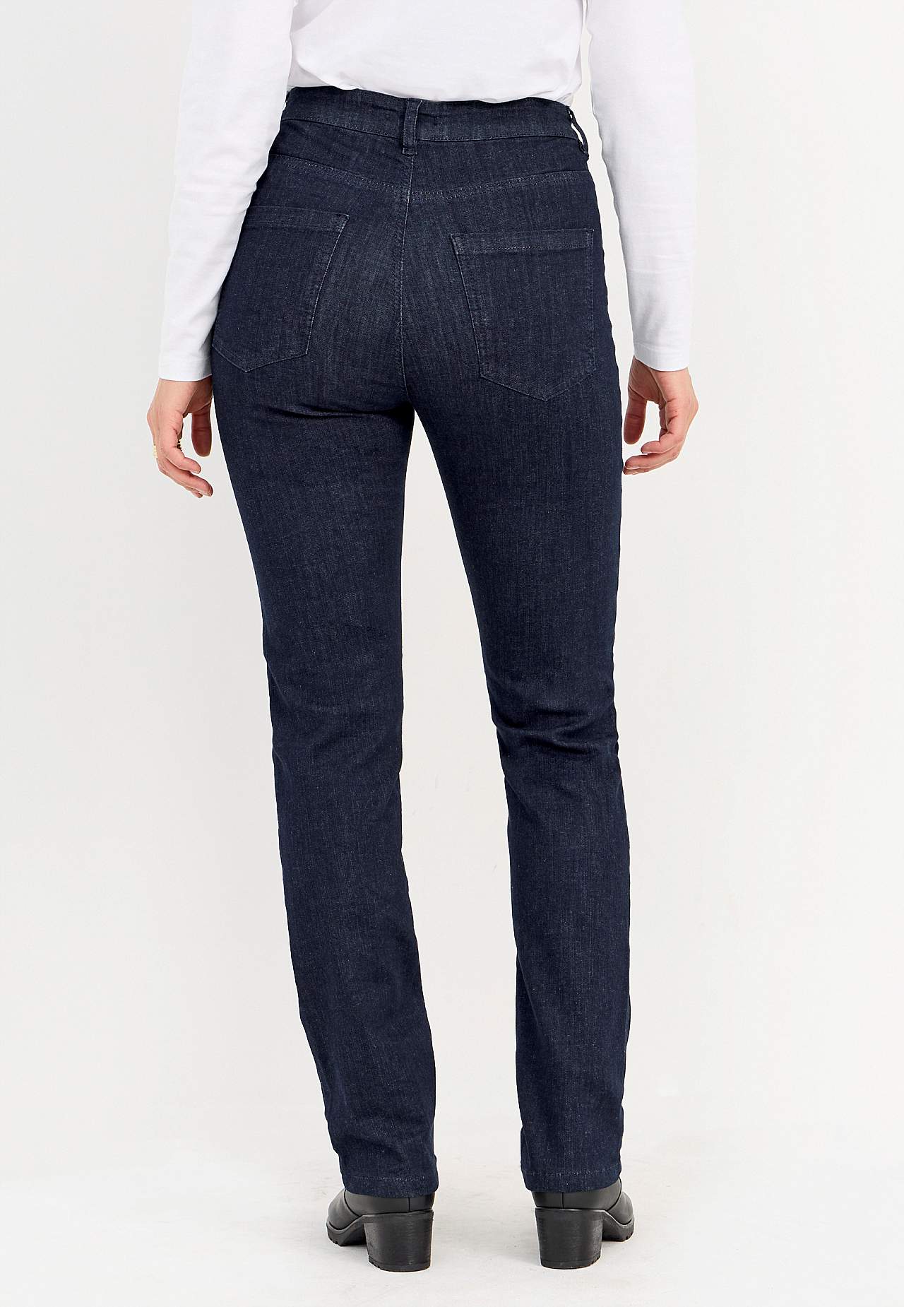 Stretch jeans met rechte pijpen - drie lengtes