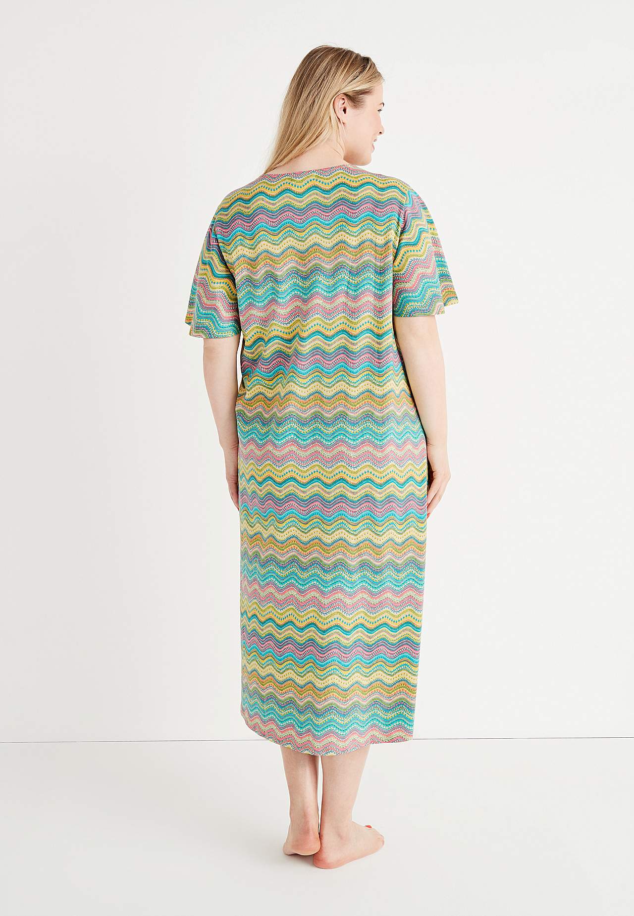 Nachtjurk met korte mouwen