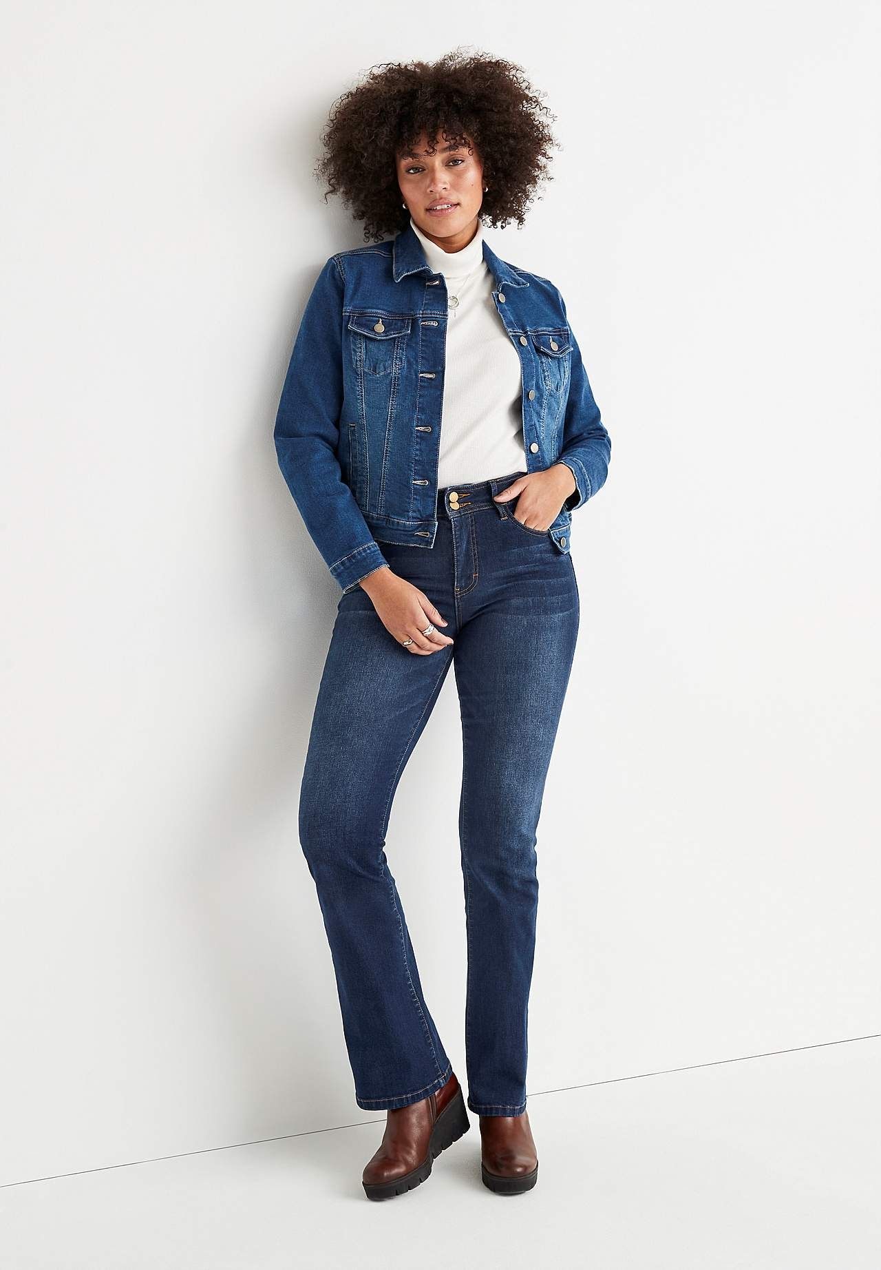 Superstretch shaping jeans met bootcut