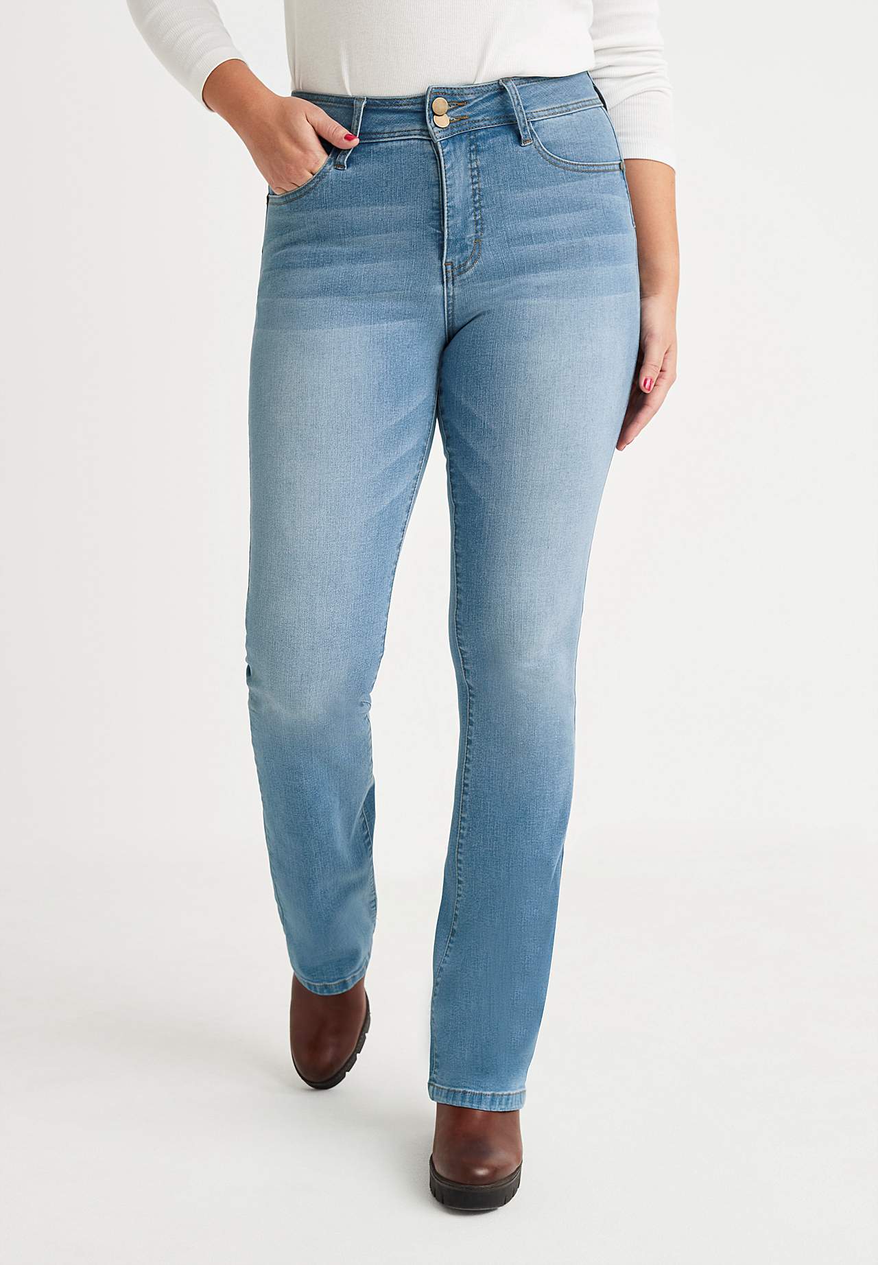 Superstretch shaping jeans met bootcut