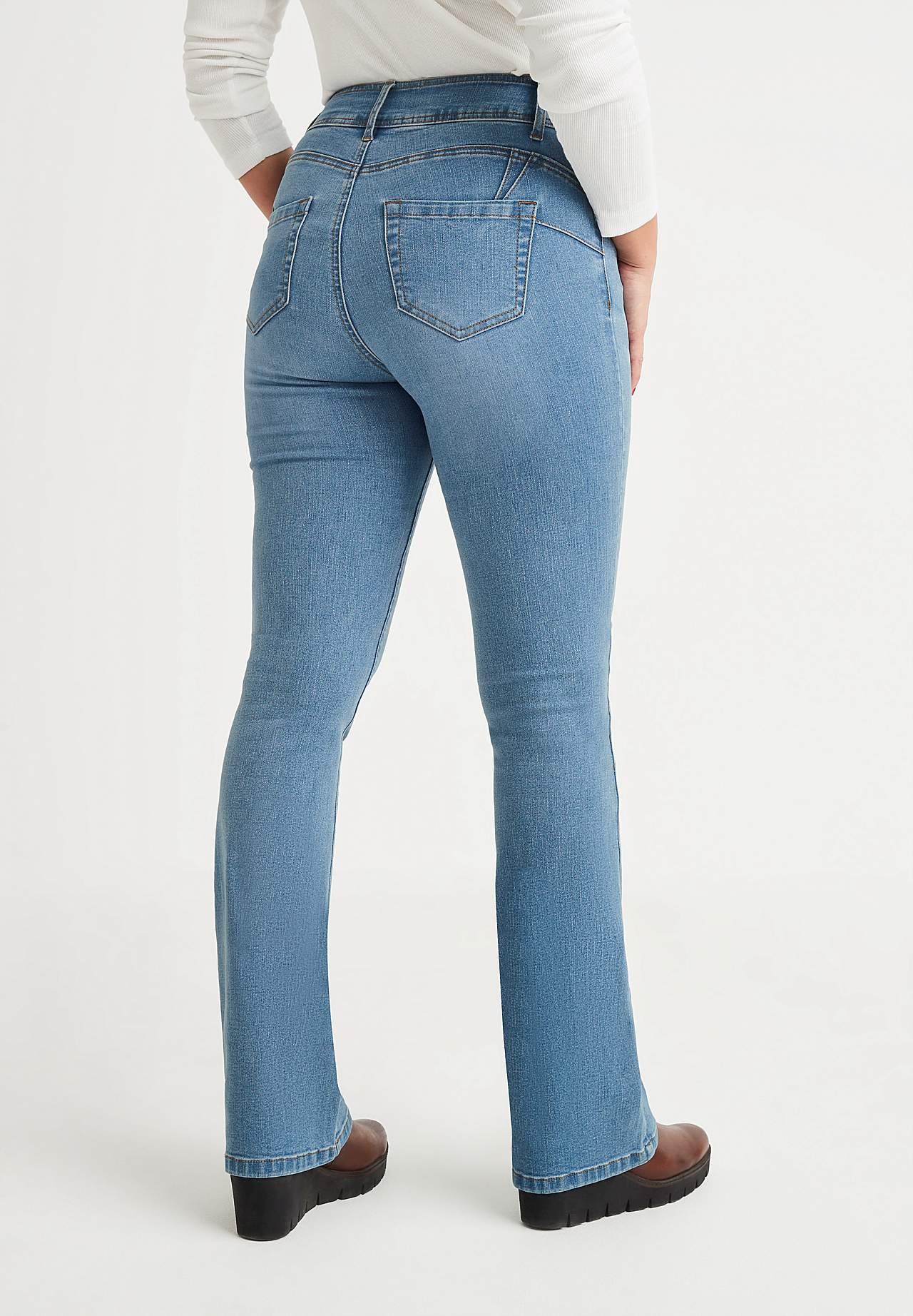 Superstretch shaping jeans met bootcut