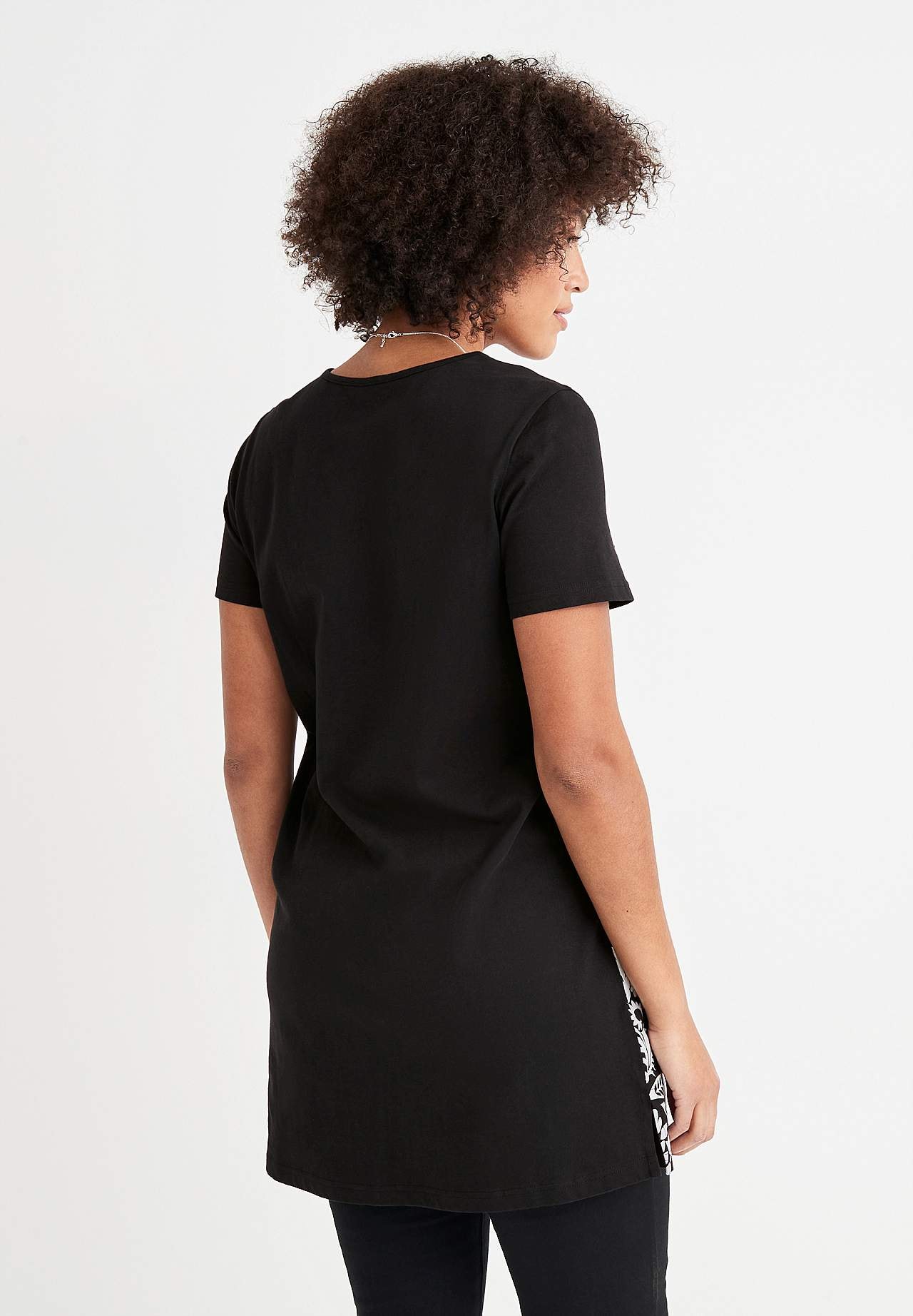 Jersey tuniek met korte mouwen Set van 2