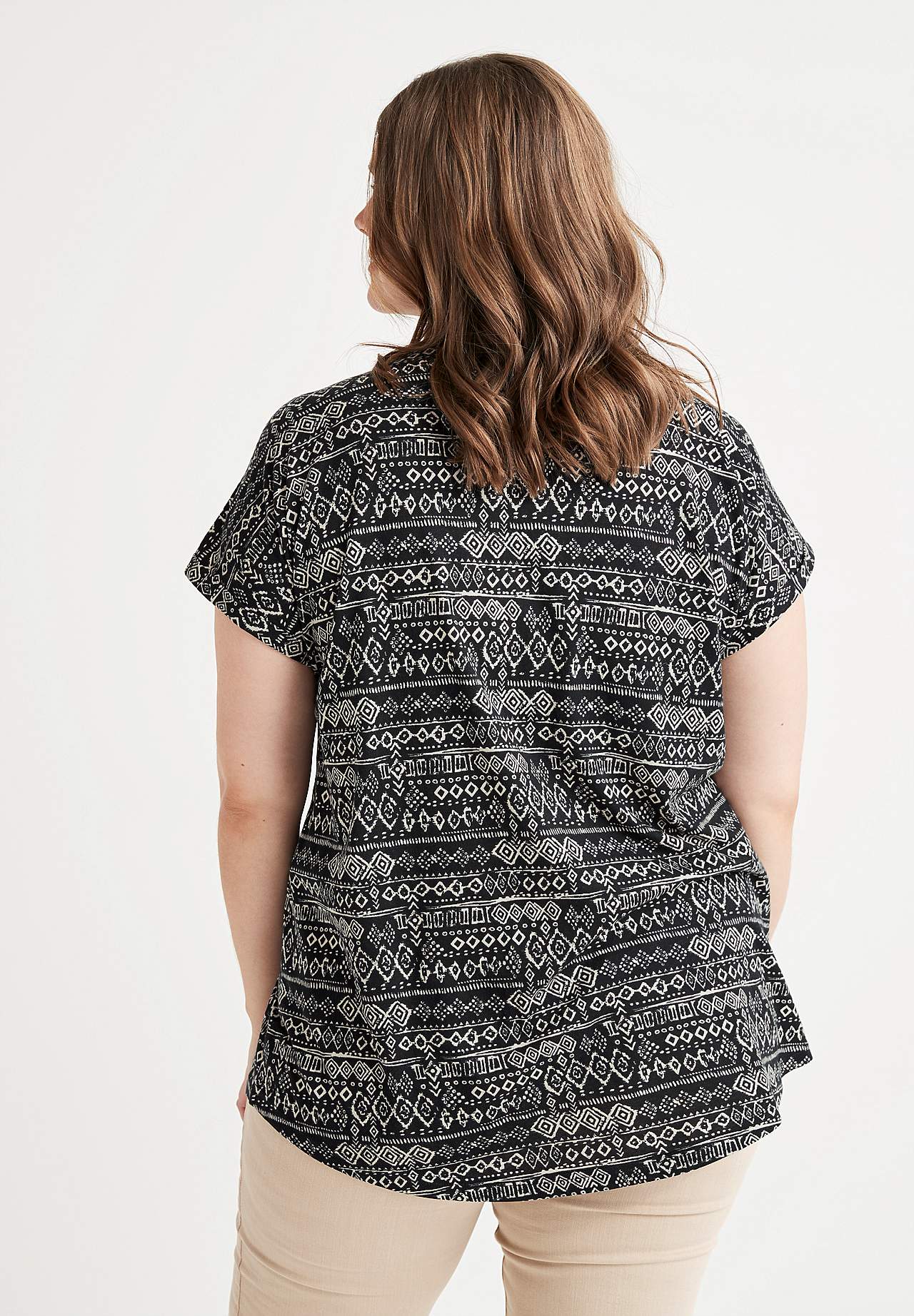 Jersey tuniek met korte mouwen
