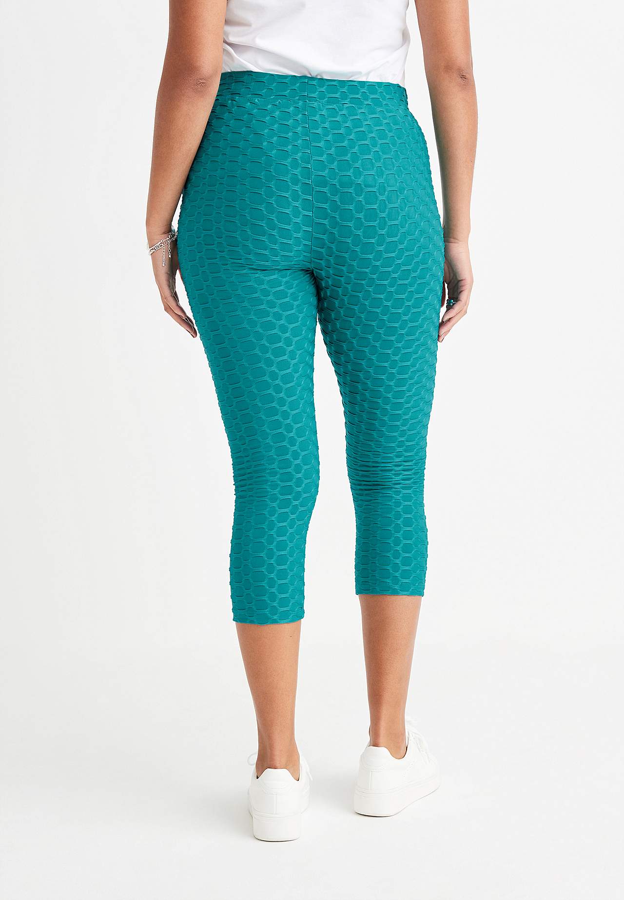 Capri legging met structureel motief