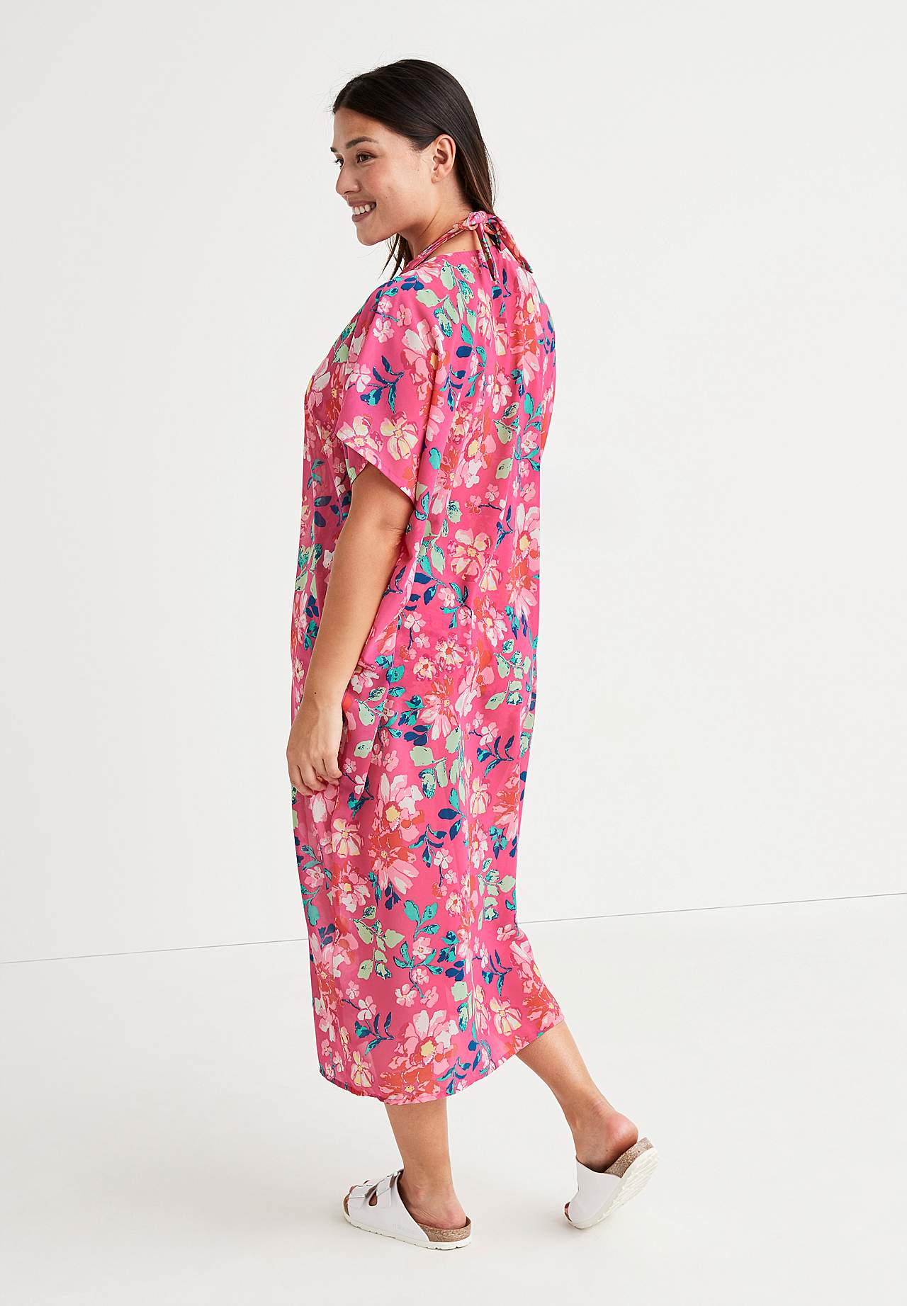 Bloemig caftan