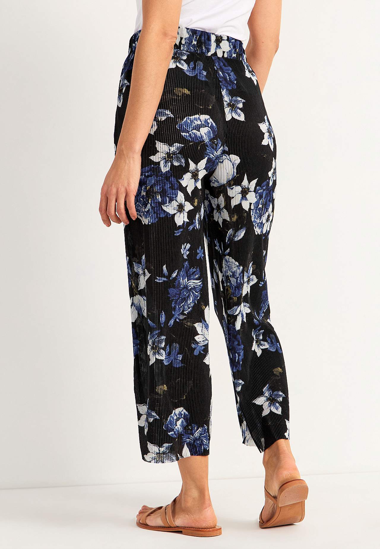 Geplisseerde culotte broek Lotta
