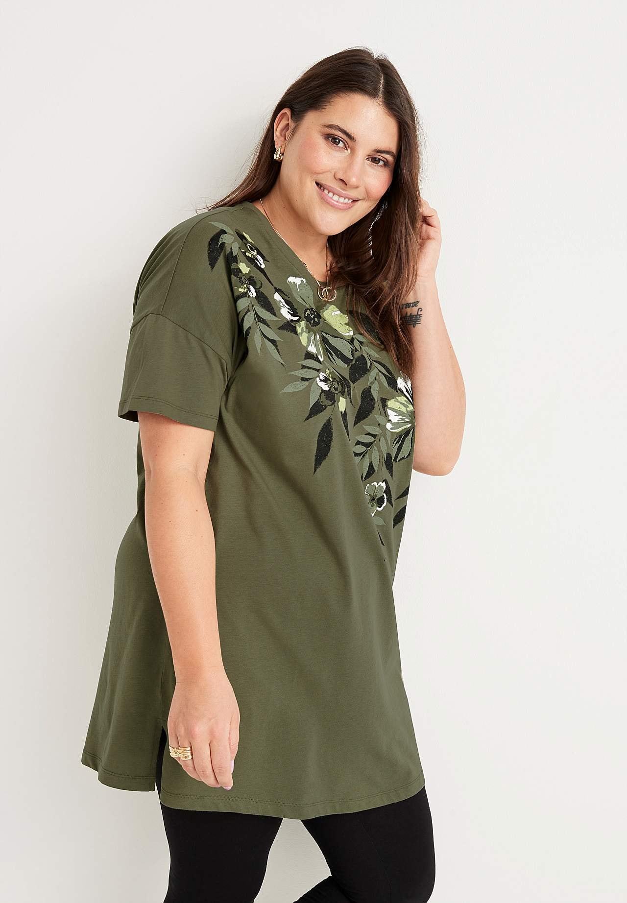 Lang t-shirt Teerece Set van 2