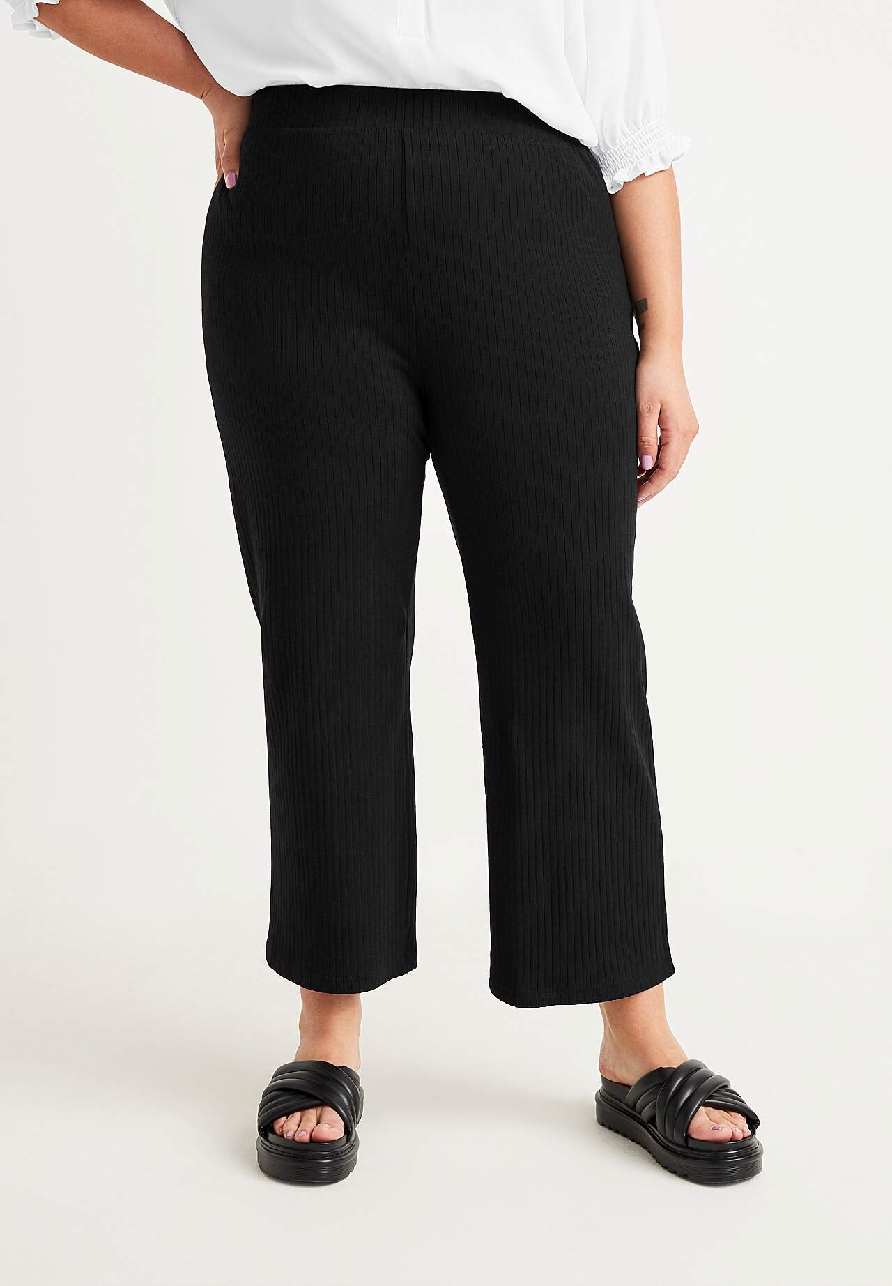 Geribbelde culotte