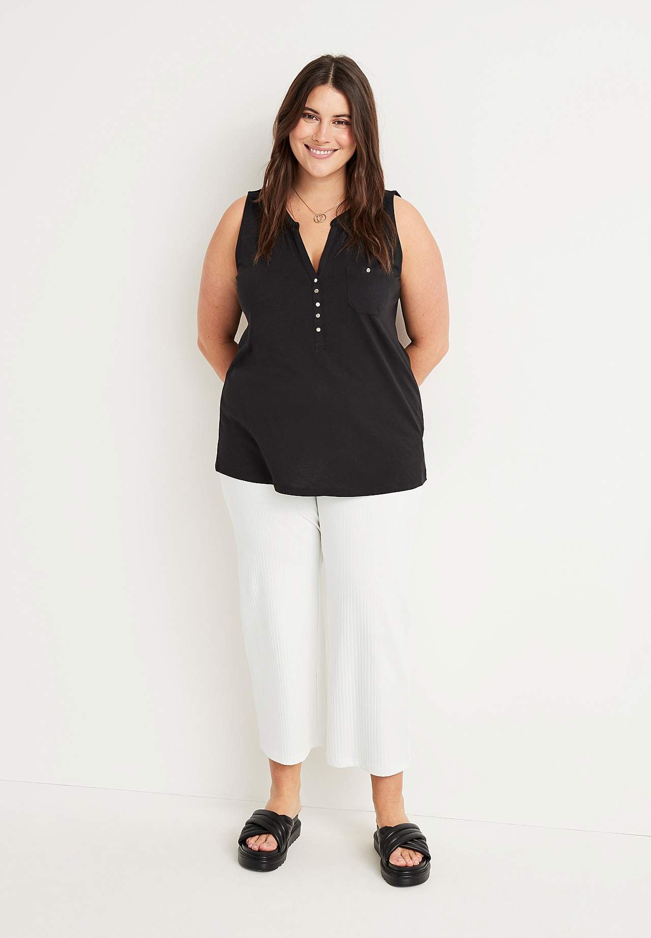 Geribbelde culotte