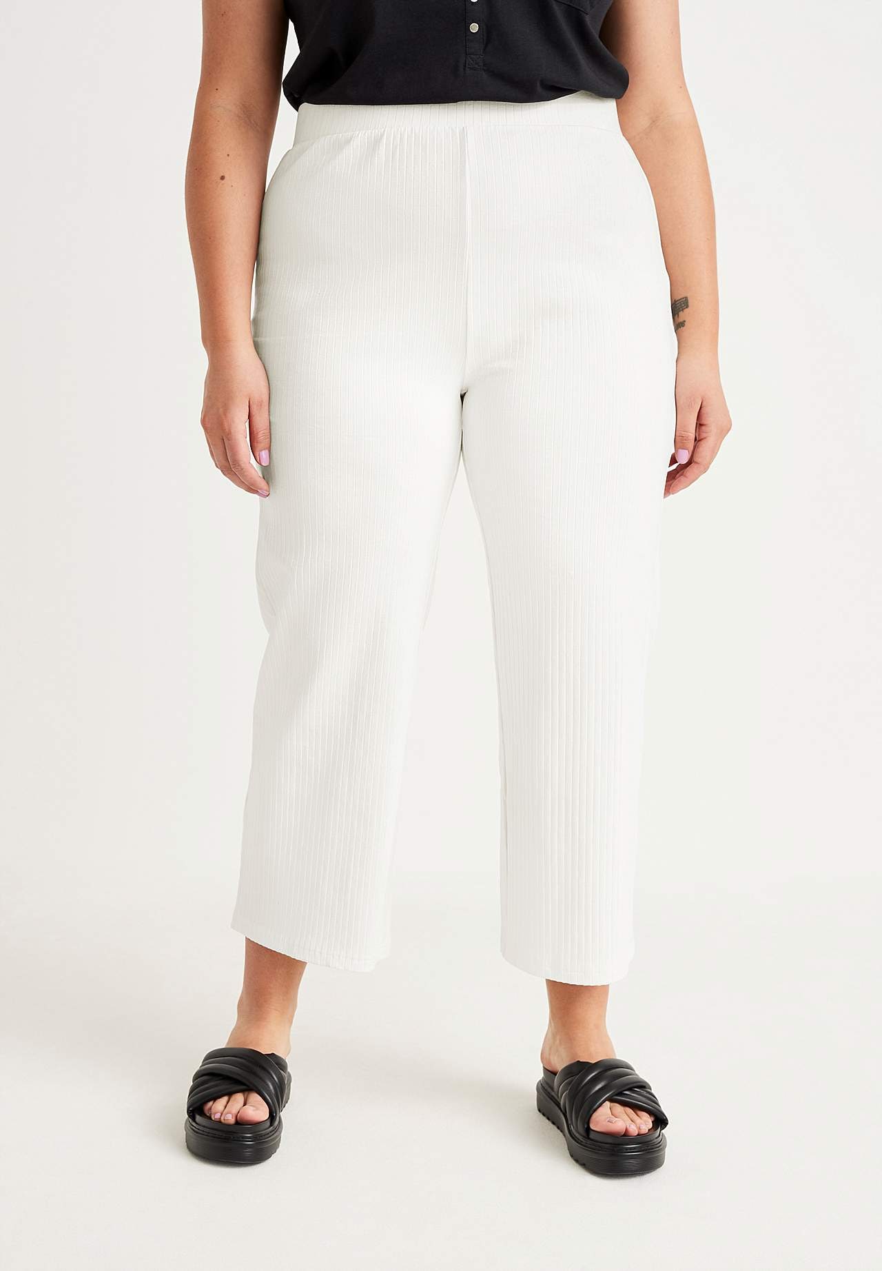 Geribbelde culotte