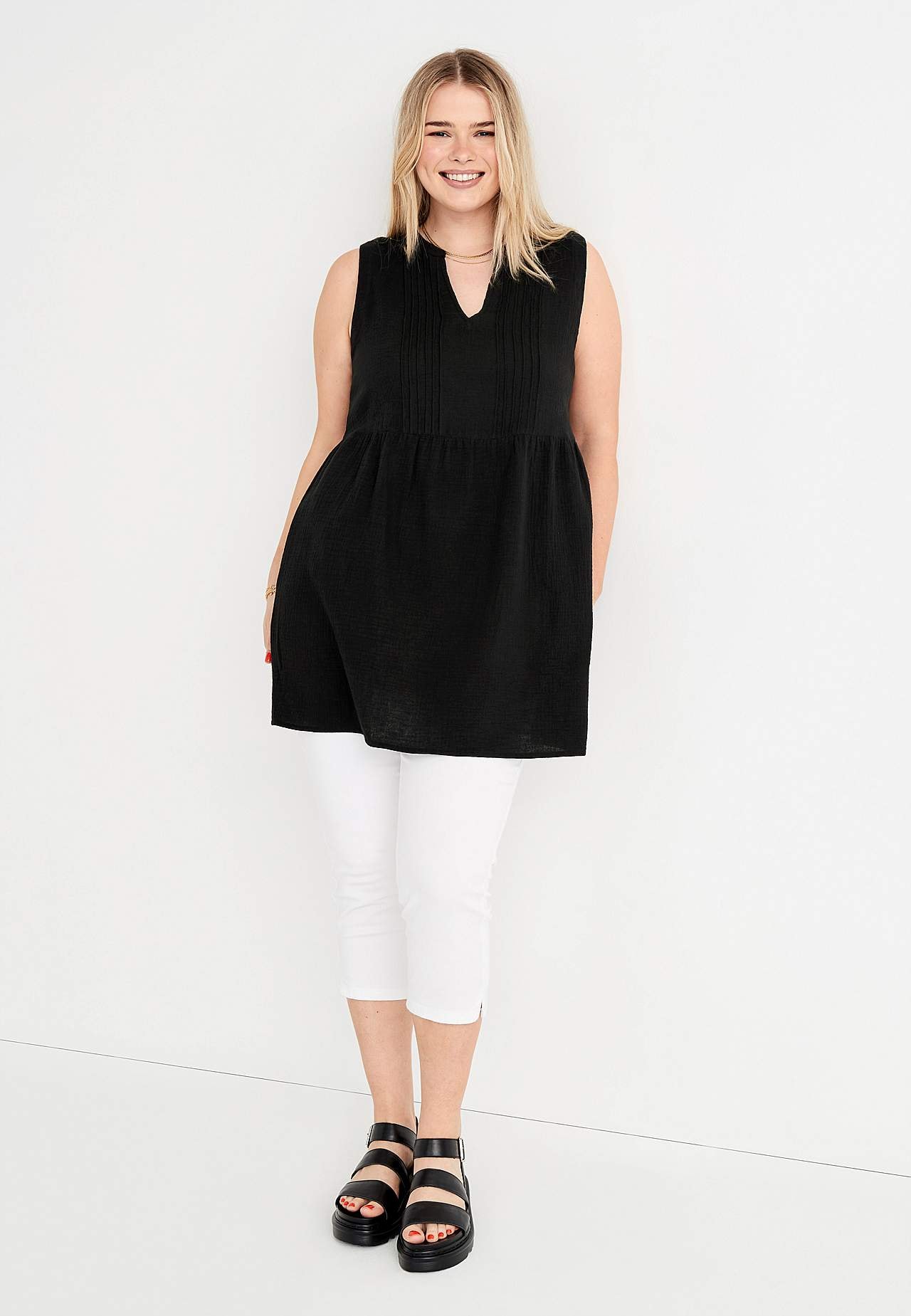 Mouwloze tuniek
