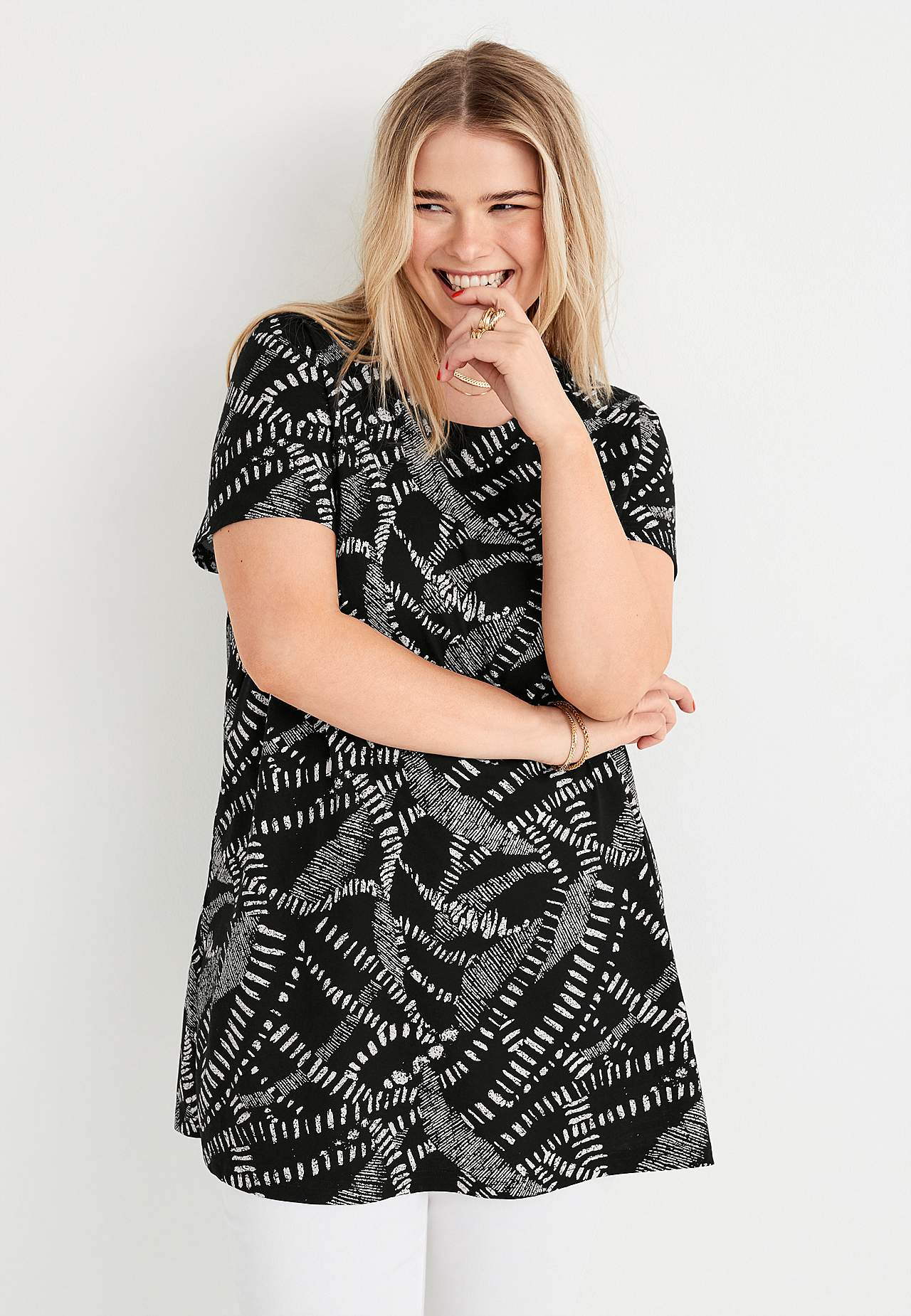 Lange jersey tuniek Matilda