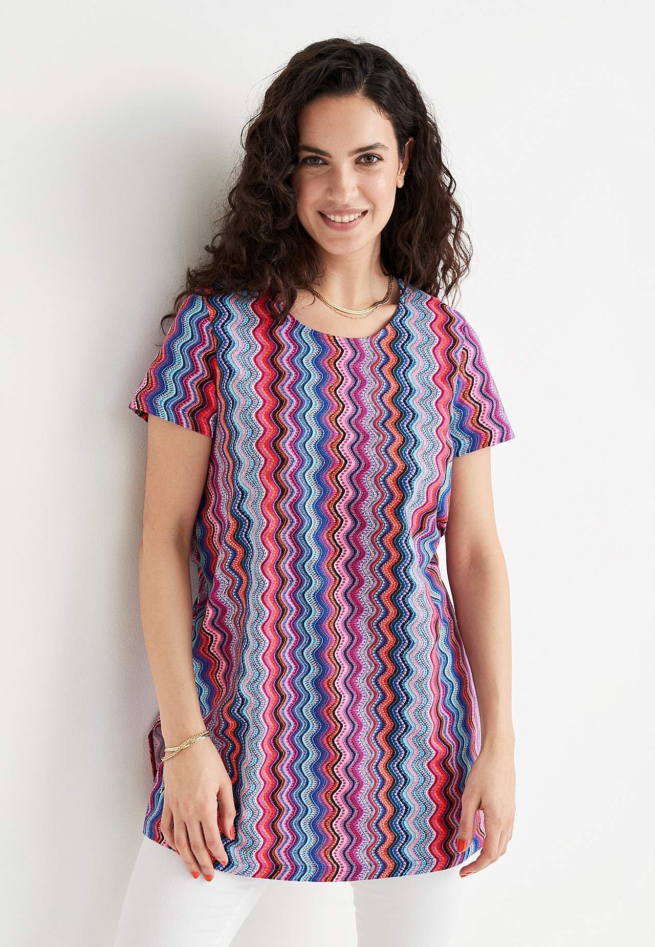 Lange jersey tuniek