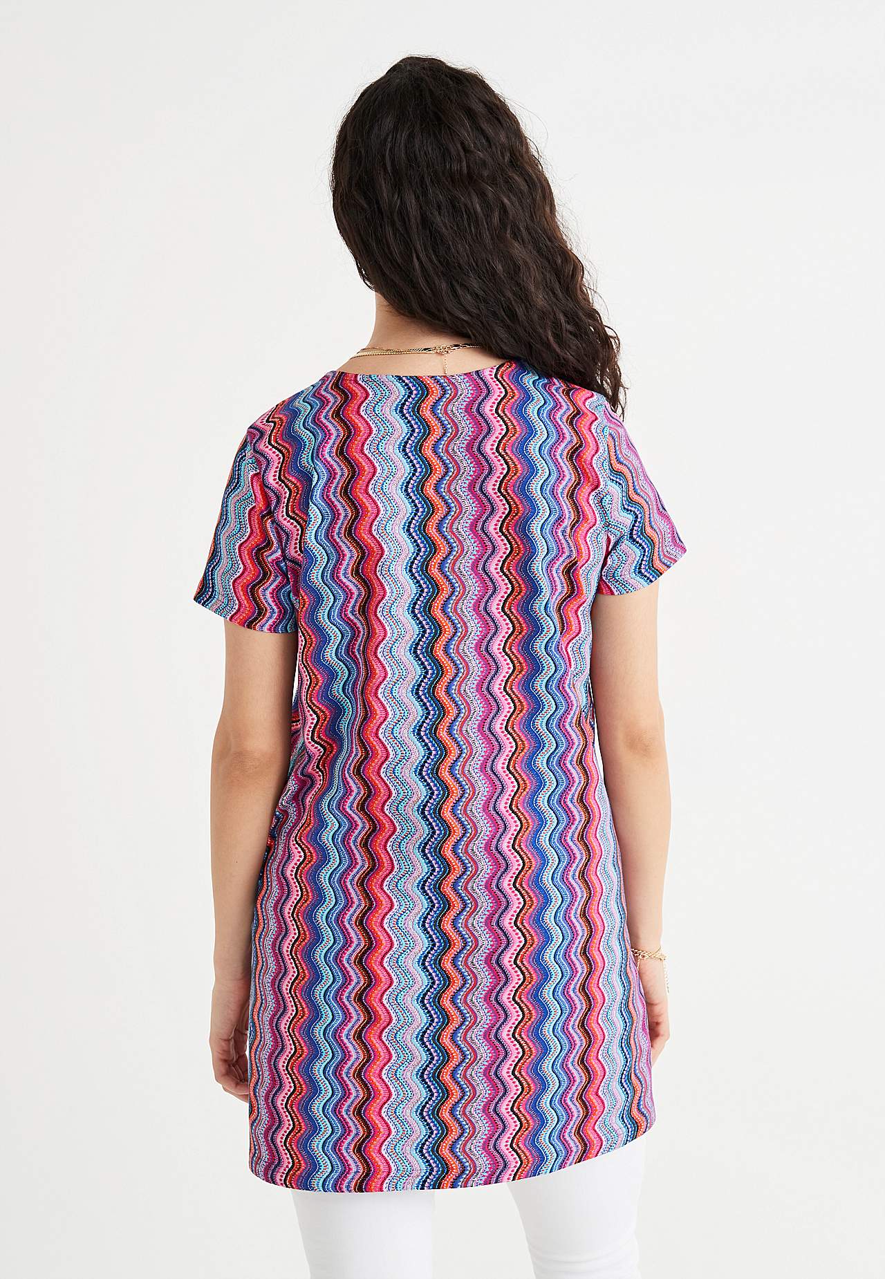 Lange jersey tuniek