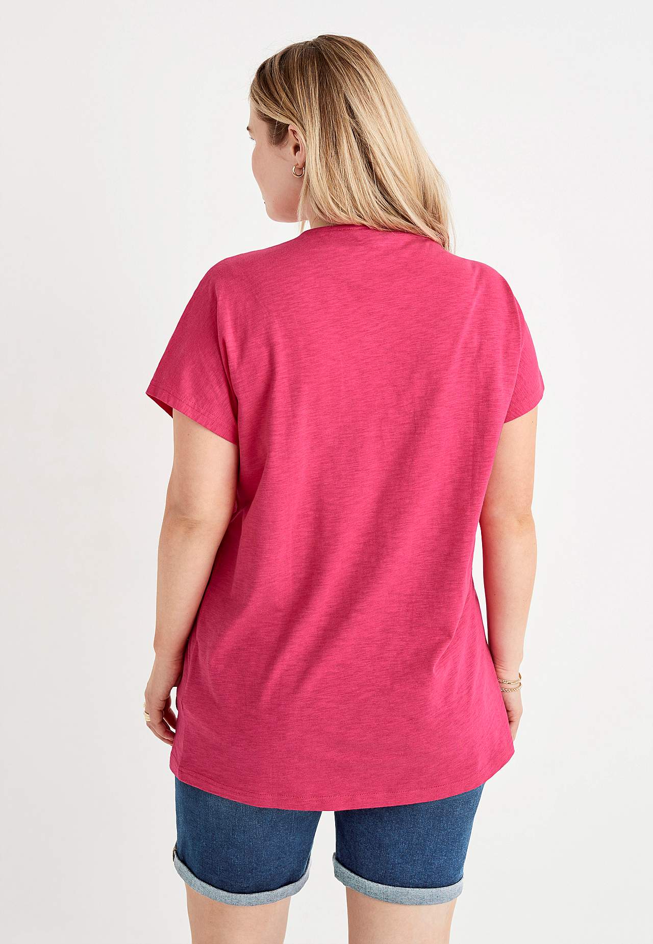 Jersey tuniek met korte mouwen